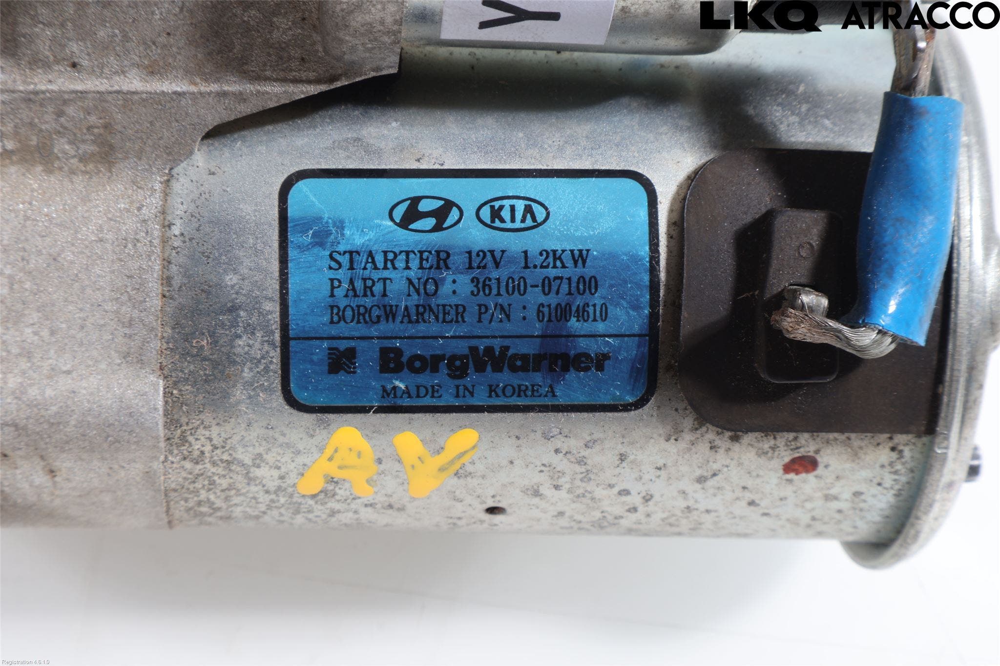 Hyundai i10 LA 20- Startmotor