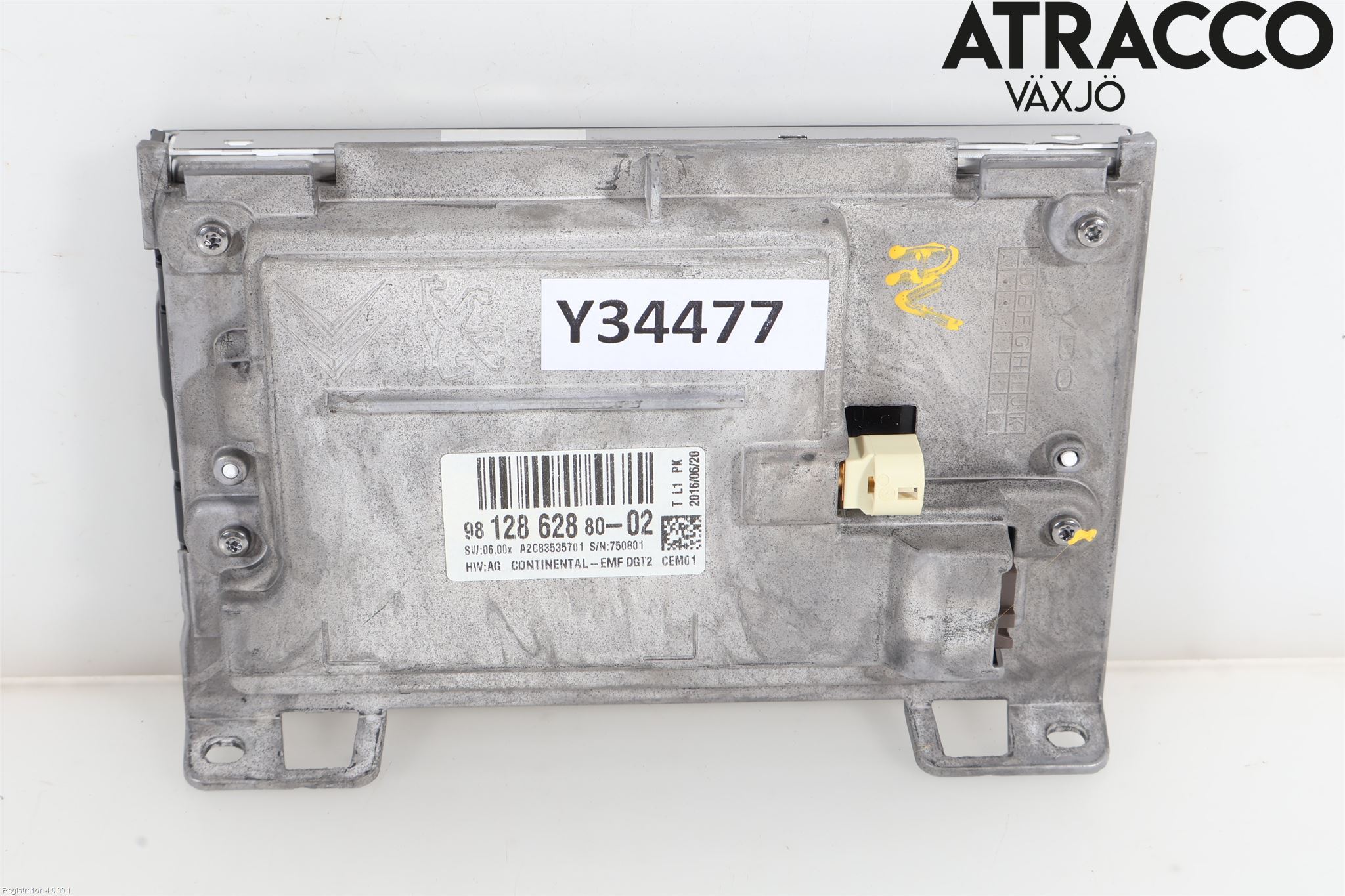 Peugeot PEUGOT 208 16-19 Multifunktionsdisplay