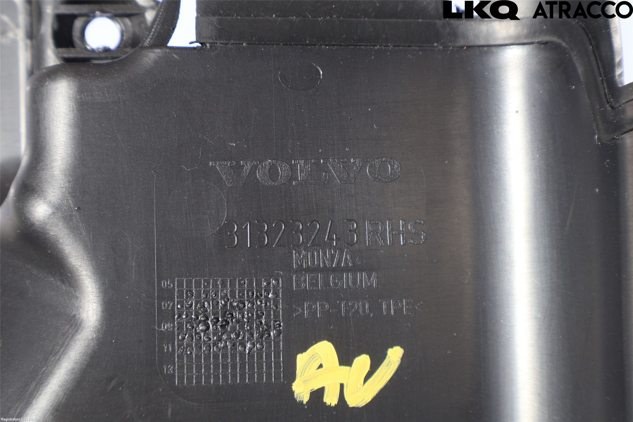 Volvo V70 08-13 Deflektor Plåt-Plast Kylning