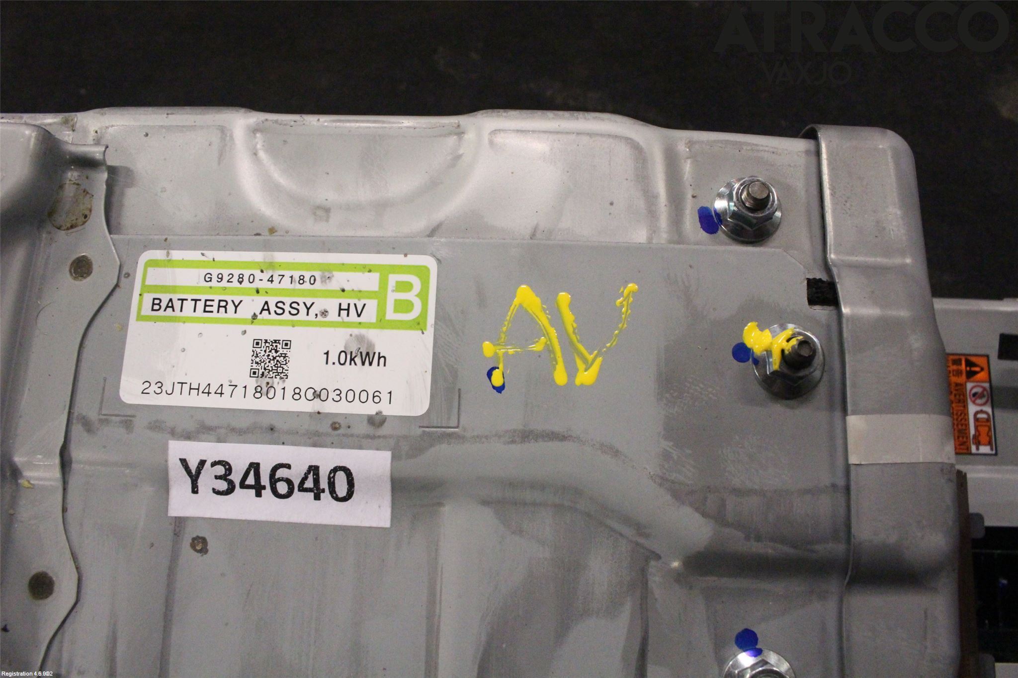 Toyota PRIUS+ ZVW40 12-20 Batteri Högspänning