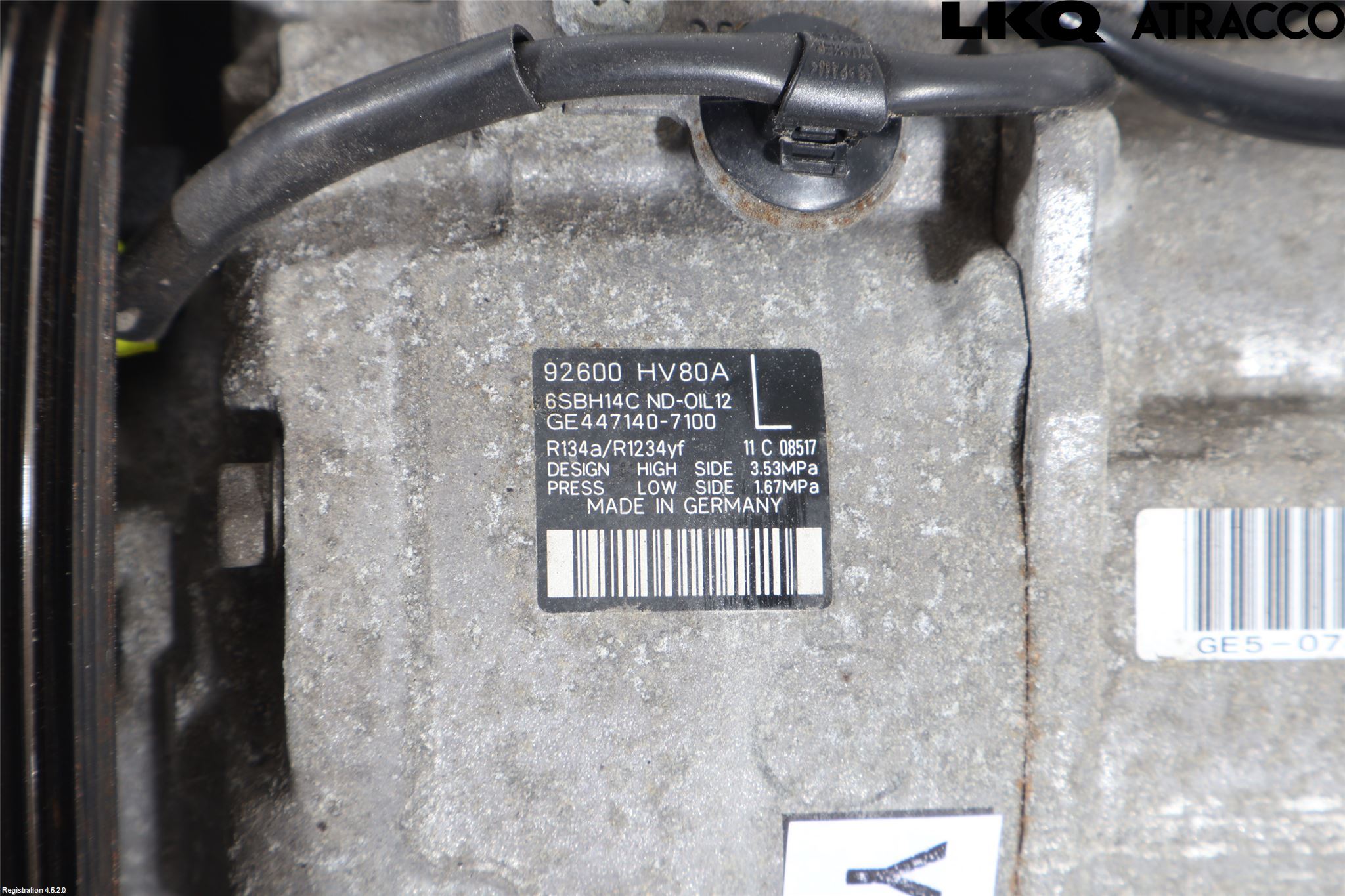 Nissan QASHQAI 17-21 Ac Kompressor