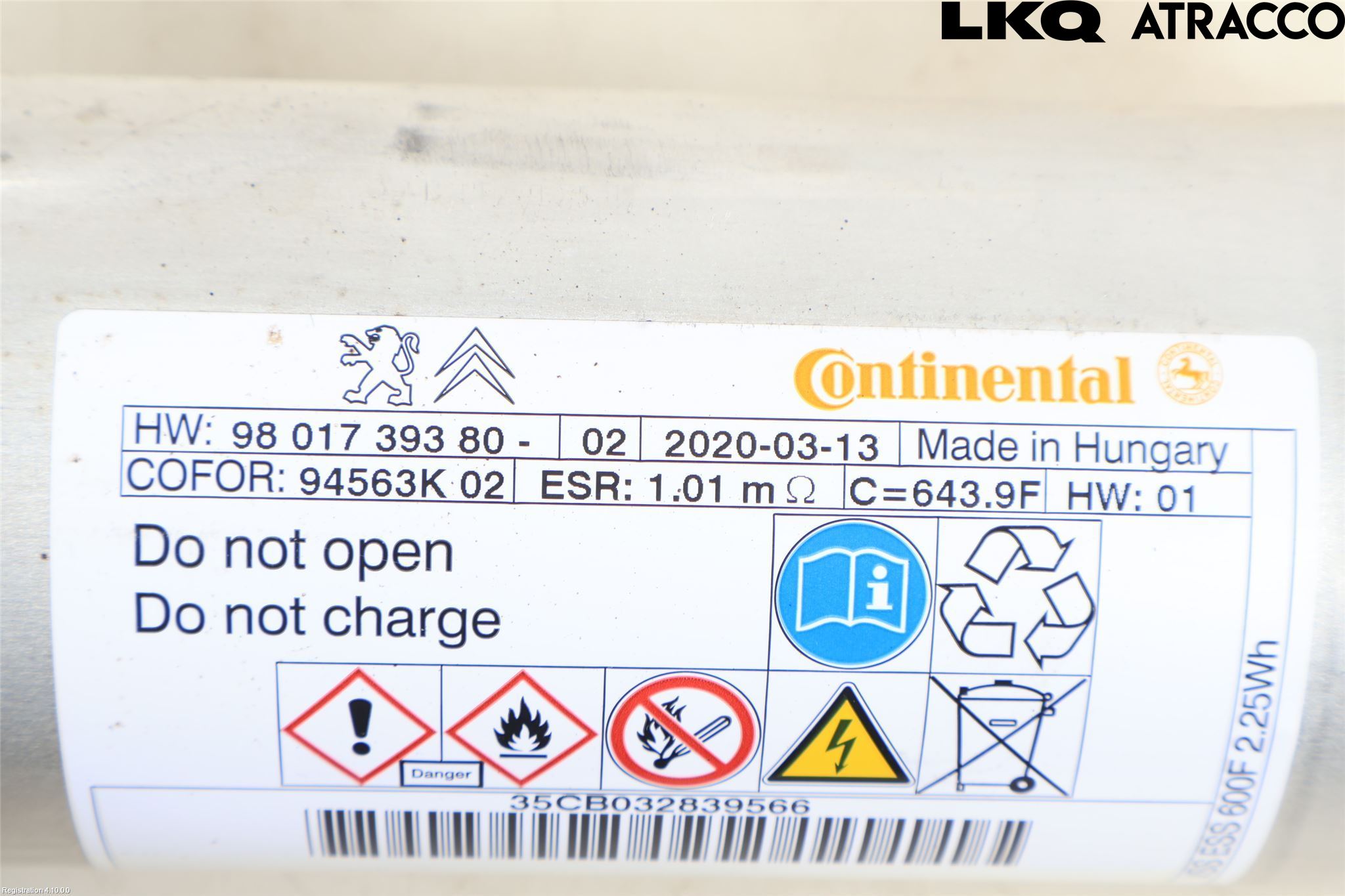 Toyota PROACE II 16- Kondensator Start/Stopp