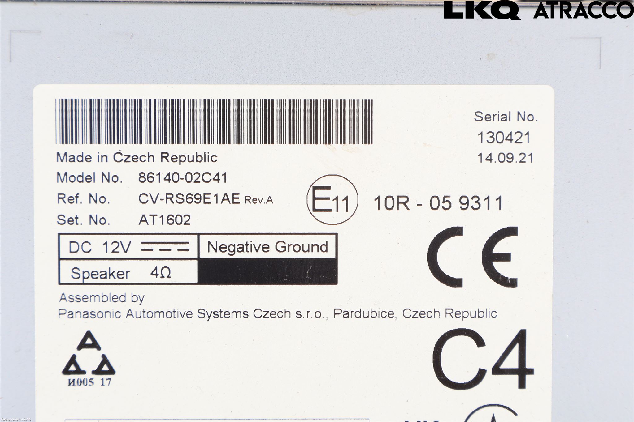 Toyota COROLLA 19- Cd Radio - Multimediapanel