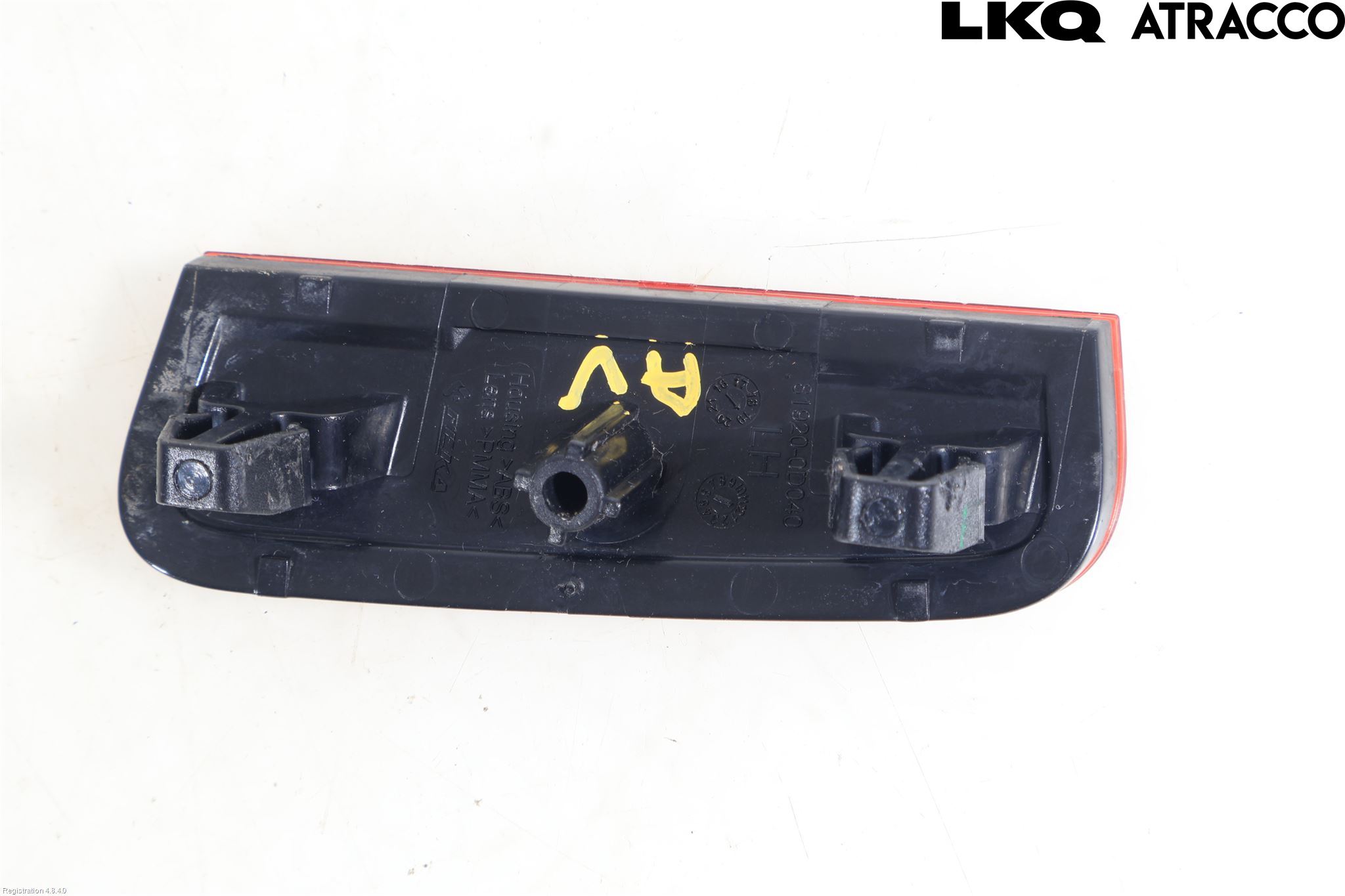 Toyota YARIS XP130 15-20 Dimljus/Reflex Bak