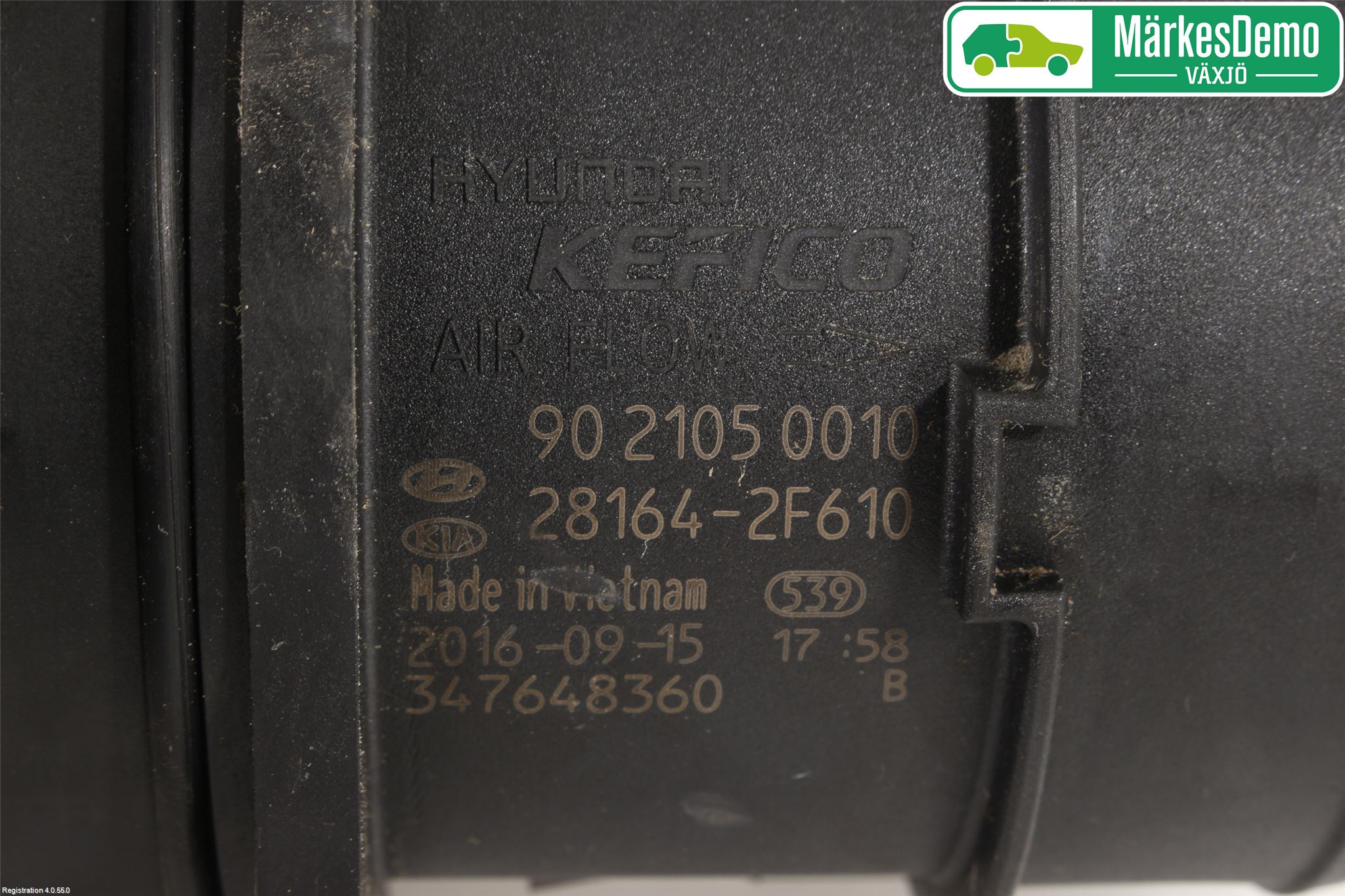 Hyundai TUCSON 05- Injluftmassamätare