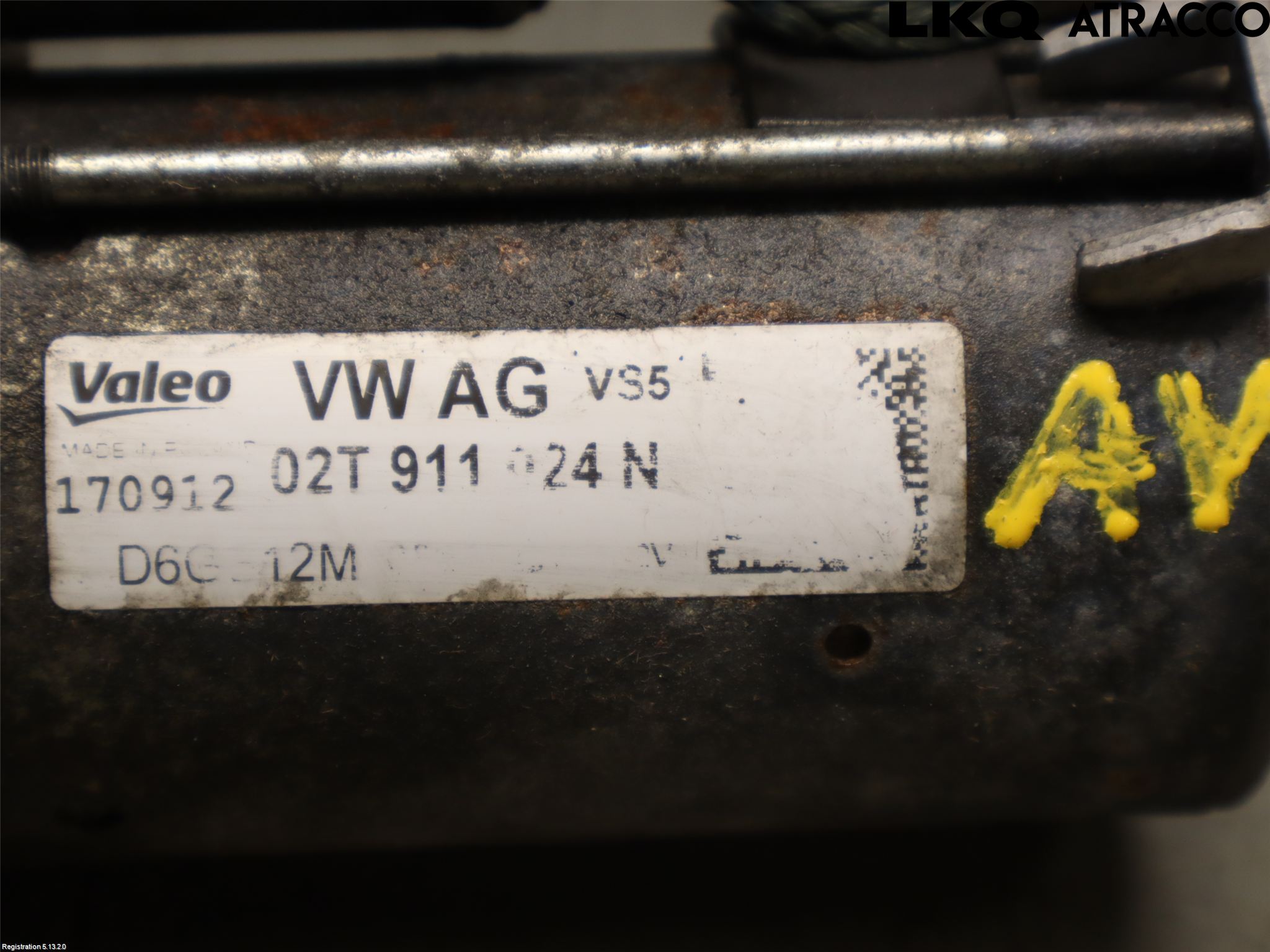 Volkswagen VW POLO 10-17 Startmotor
