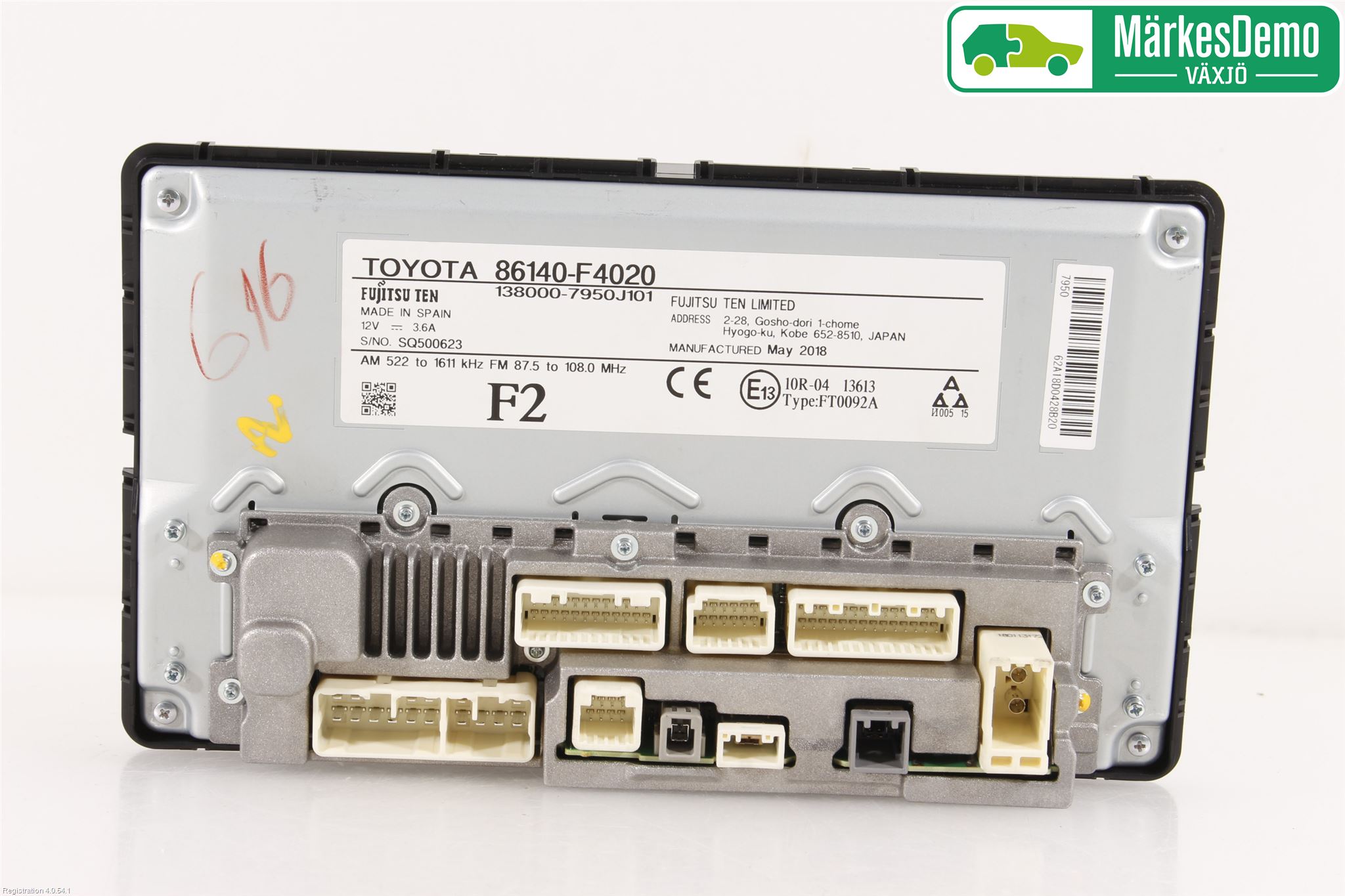 Toyota C-HR 16-23 Cd Radio - Multimediapanel