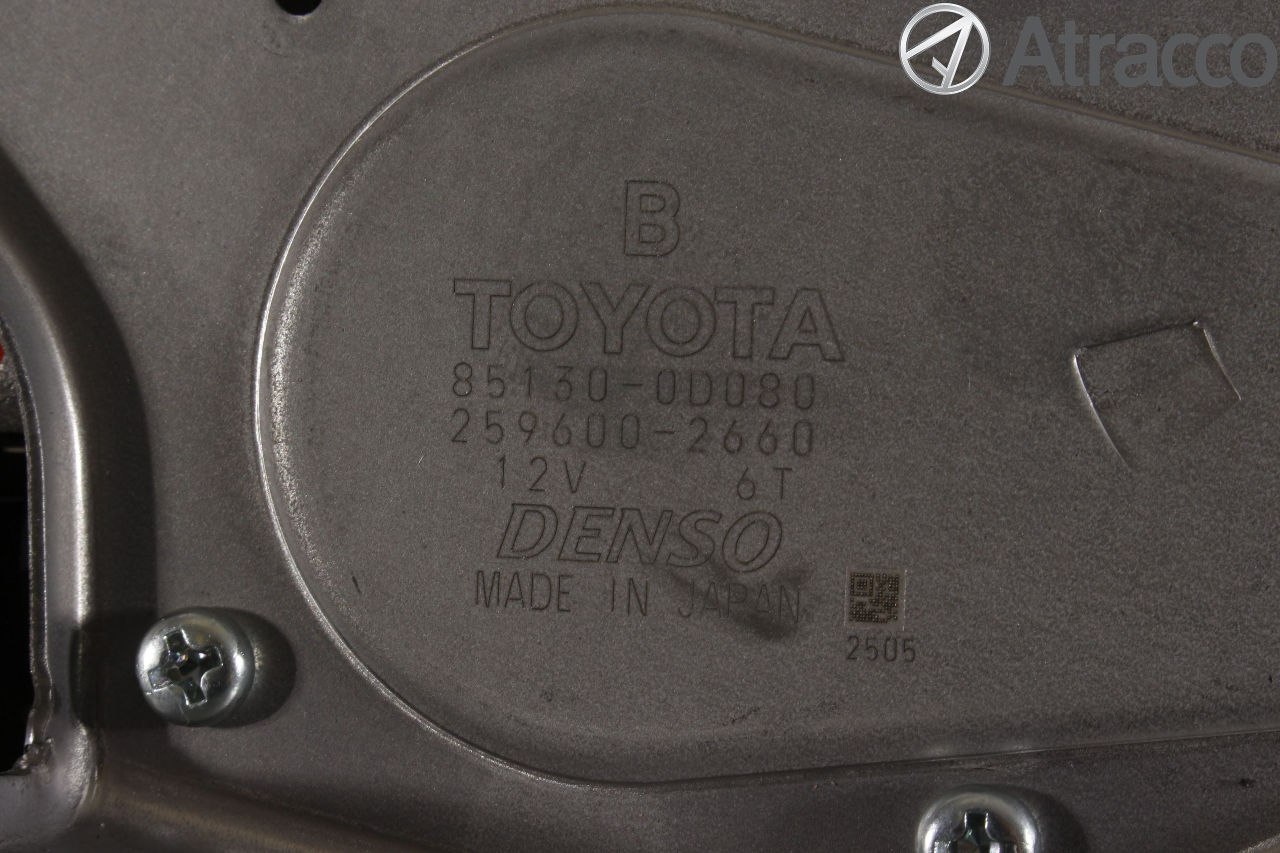 Toyota YARIS XP130 15-20 Torkarmotor Baklucka
