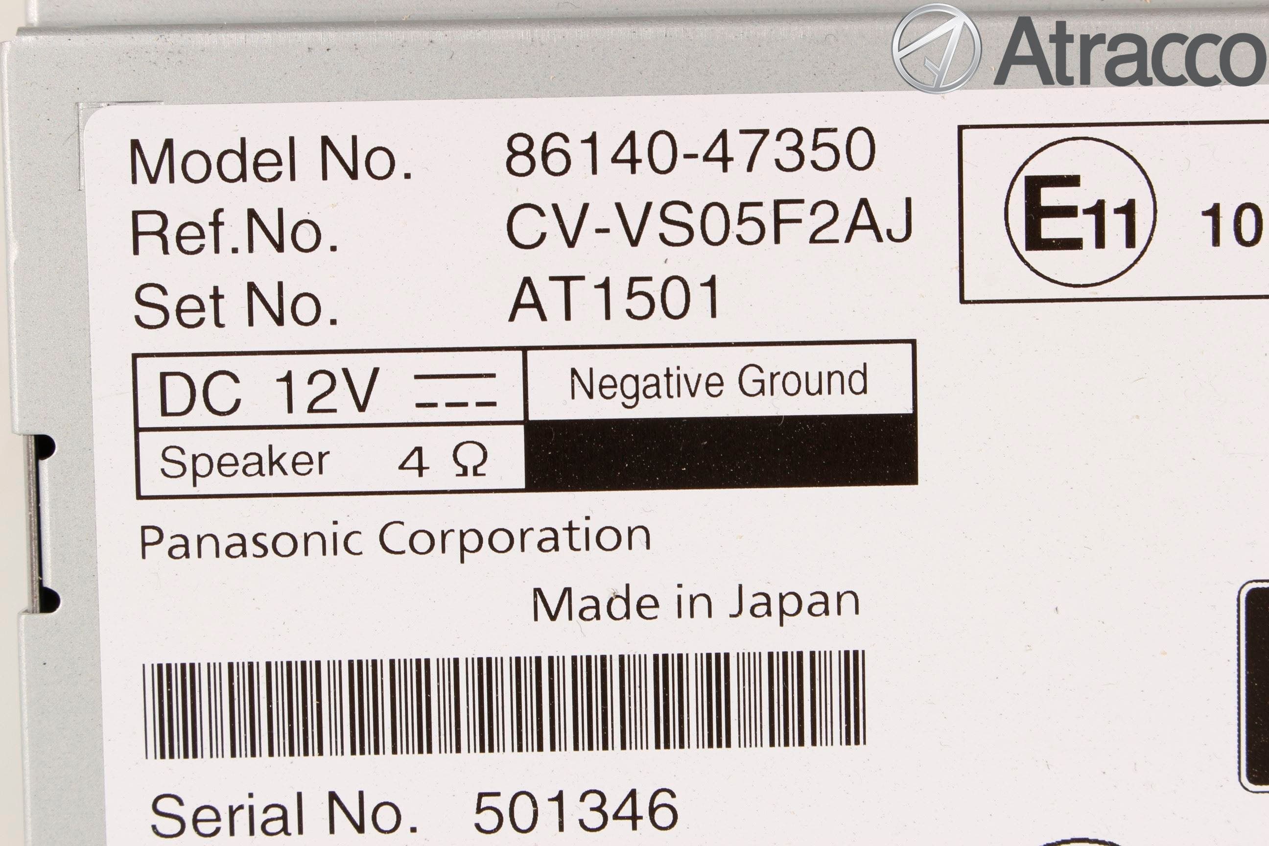 Toyota PRIUS (ZVW50) 16-21 Cd Radio - Multimediapanel