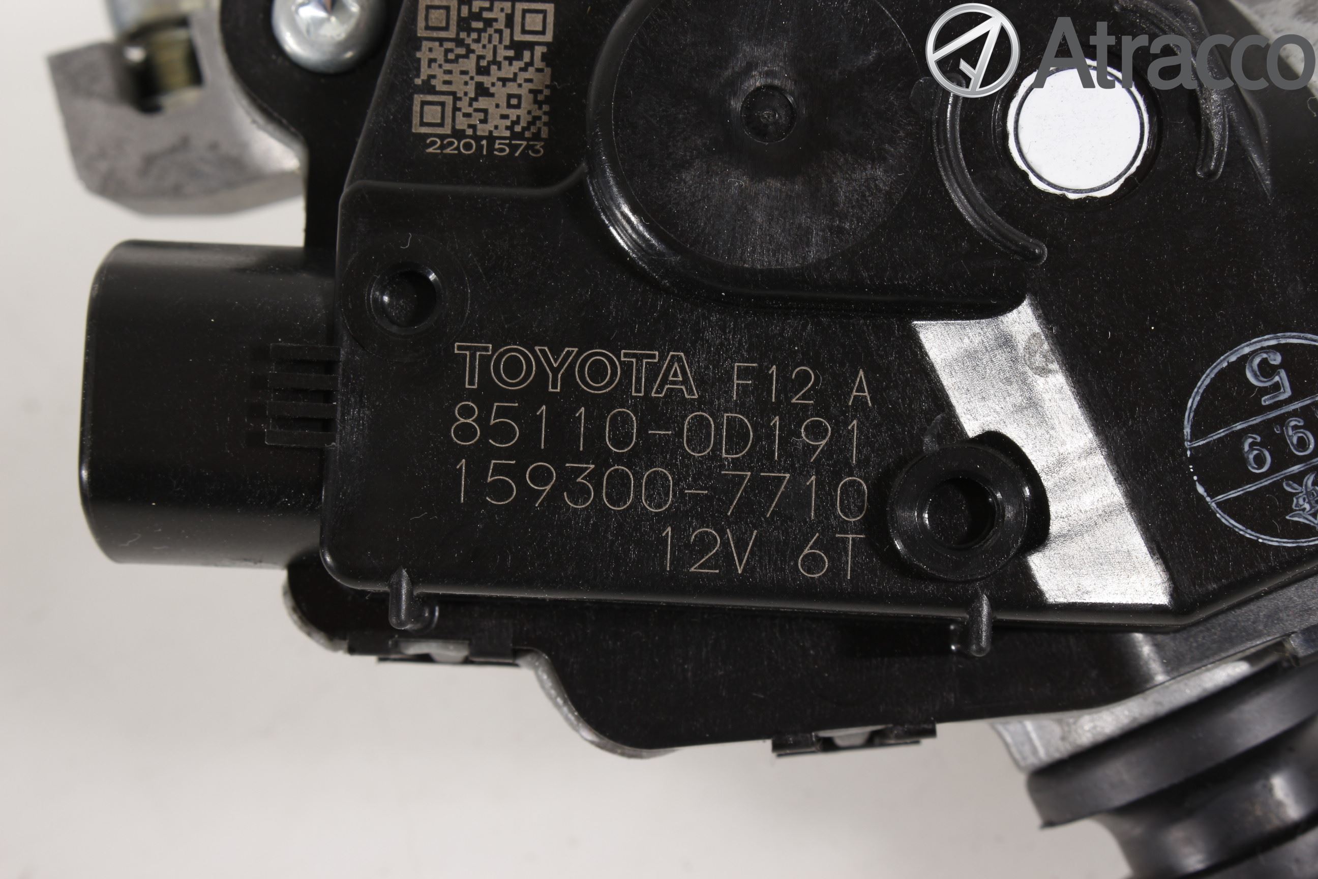 Toyota YARIS XP130 15-20 Torkarmotor Vindruta