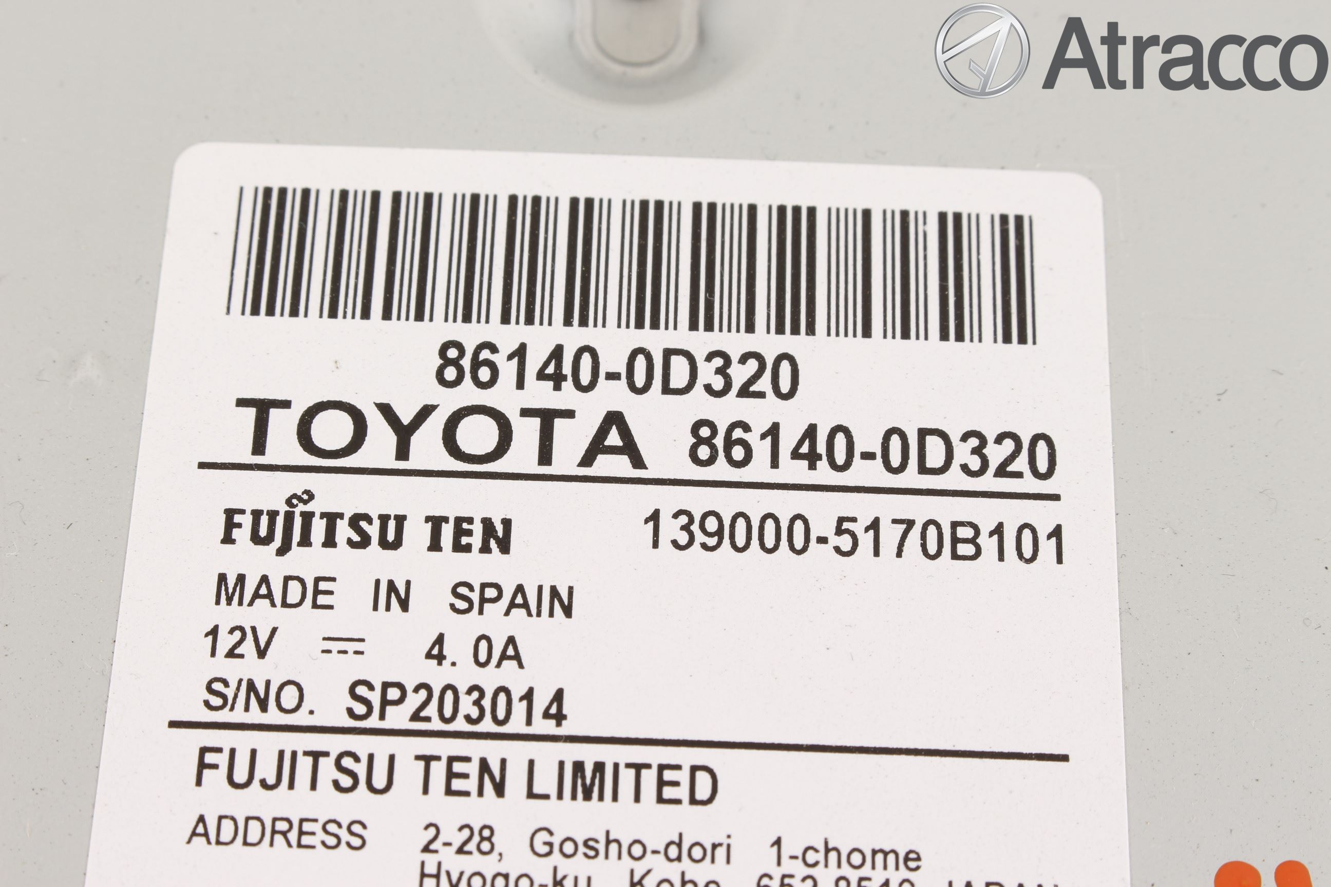 Toyota YARIS XP130 15-20 Cd Radio - Multimediapanel