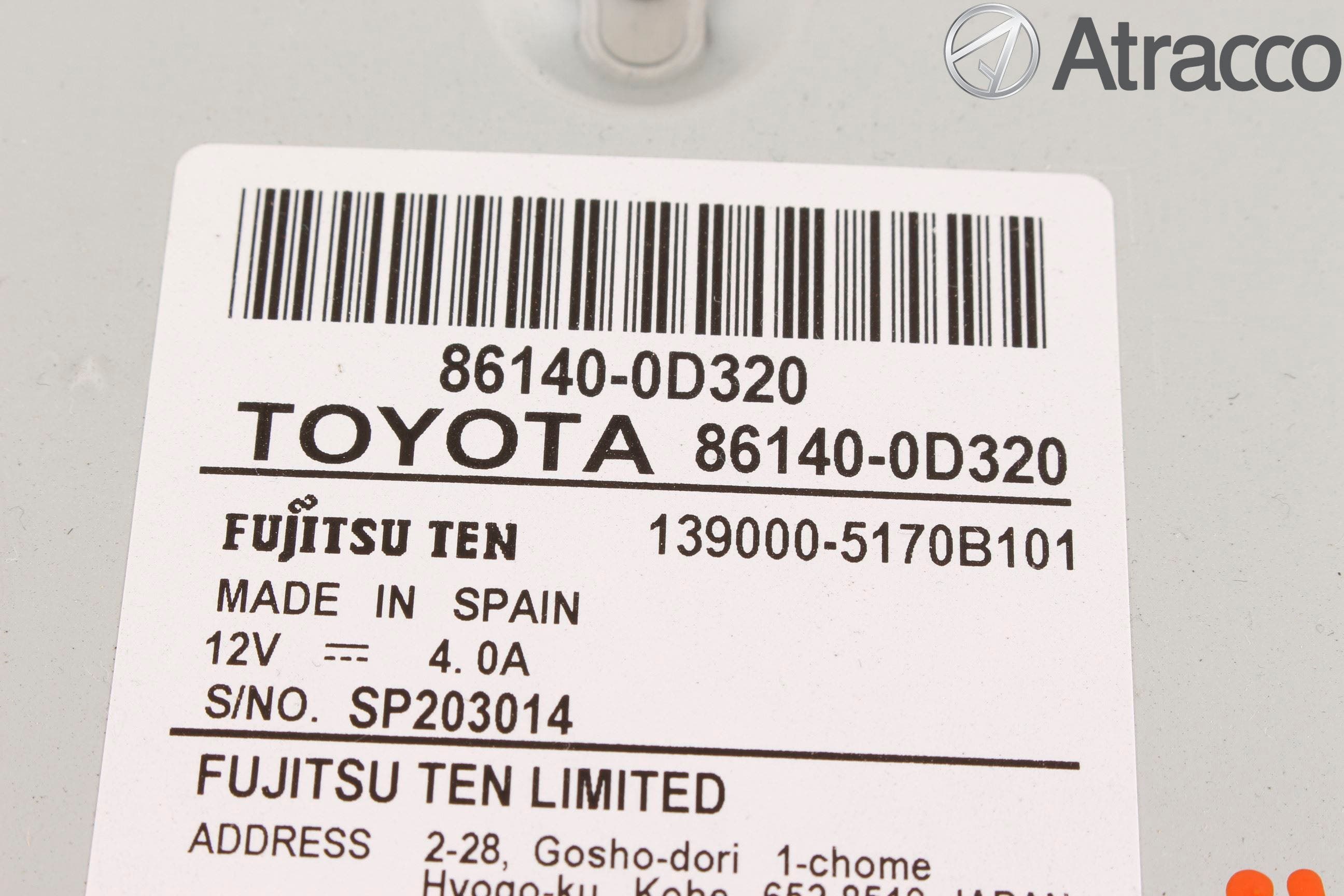 Toyota YARIS XP130 15-20 Cd Radio - Multimediapanel