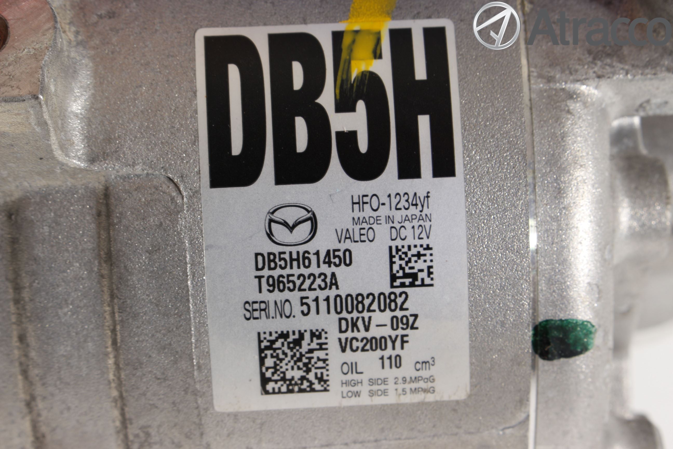 Mazda 2 (DJ) 15-22 Ac Kompressor