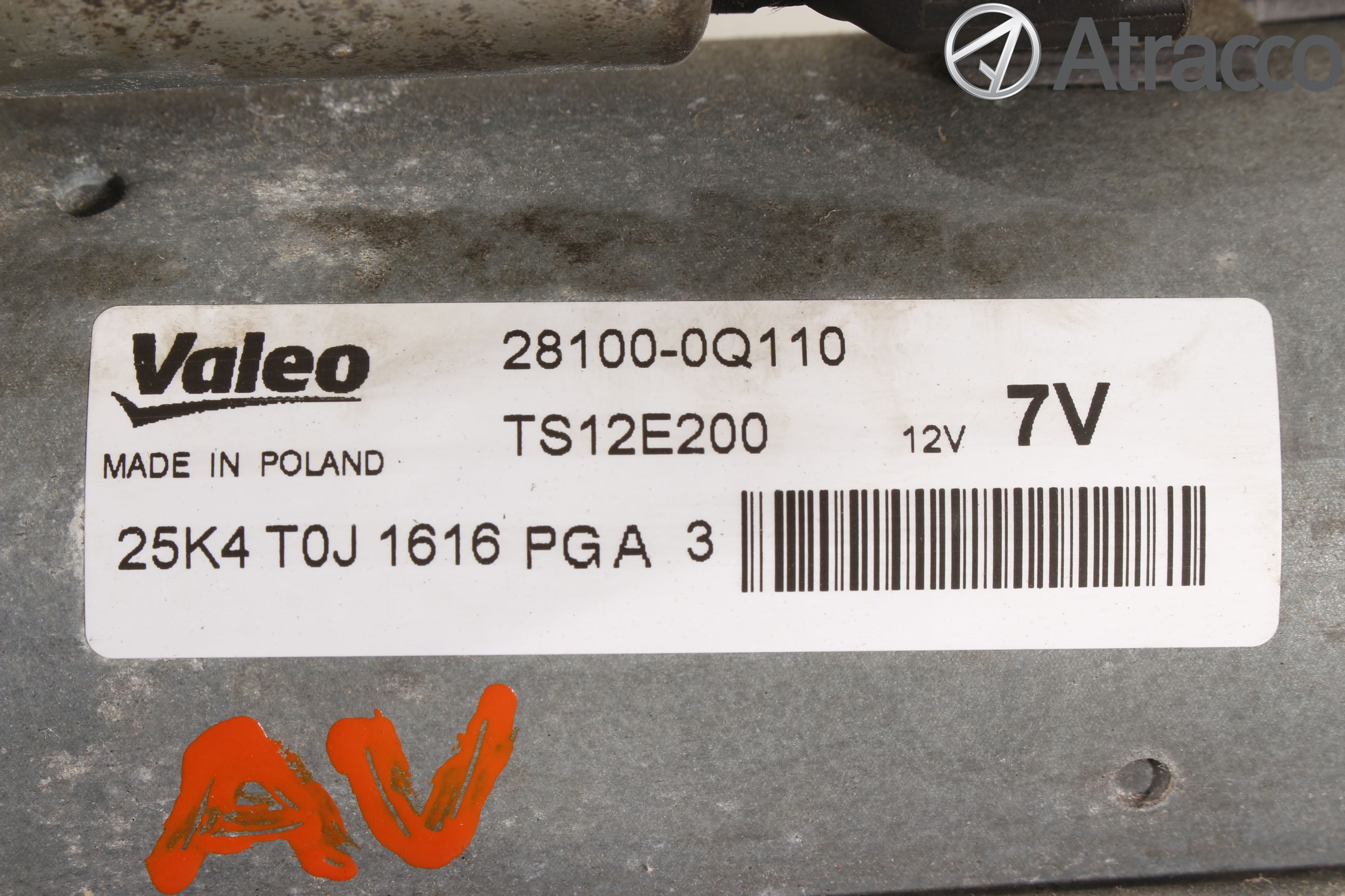 Toyota AYGO 15-21 Startmotor