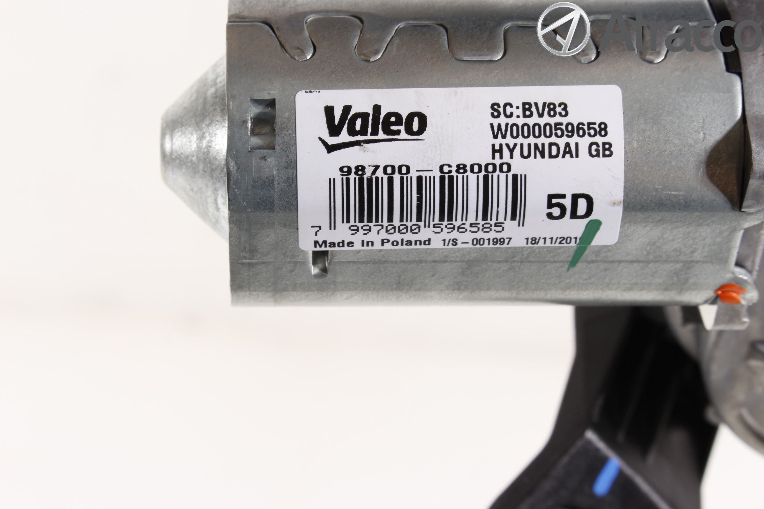 Hyundai i20 GB 15-20 Torkarmotor Baklucka