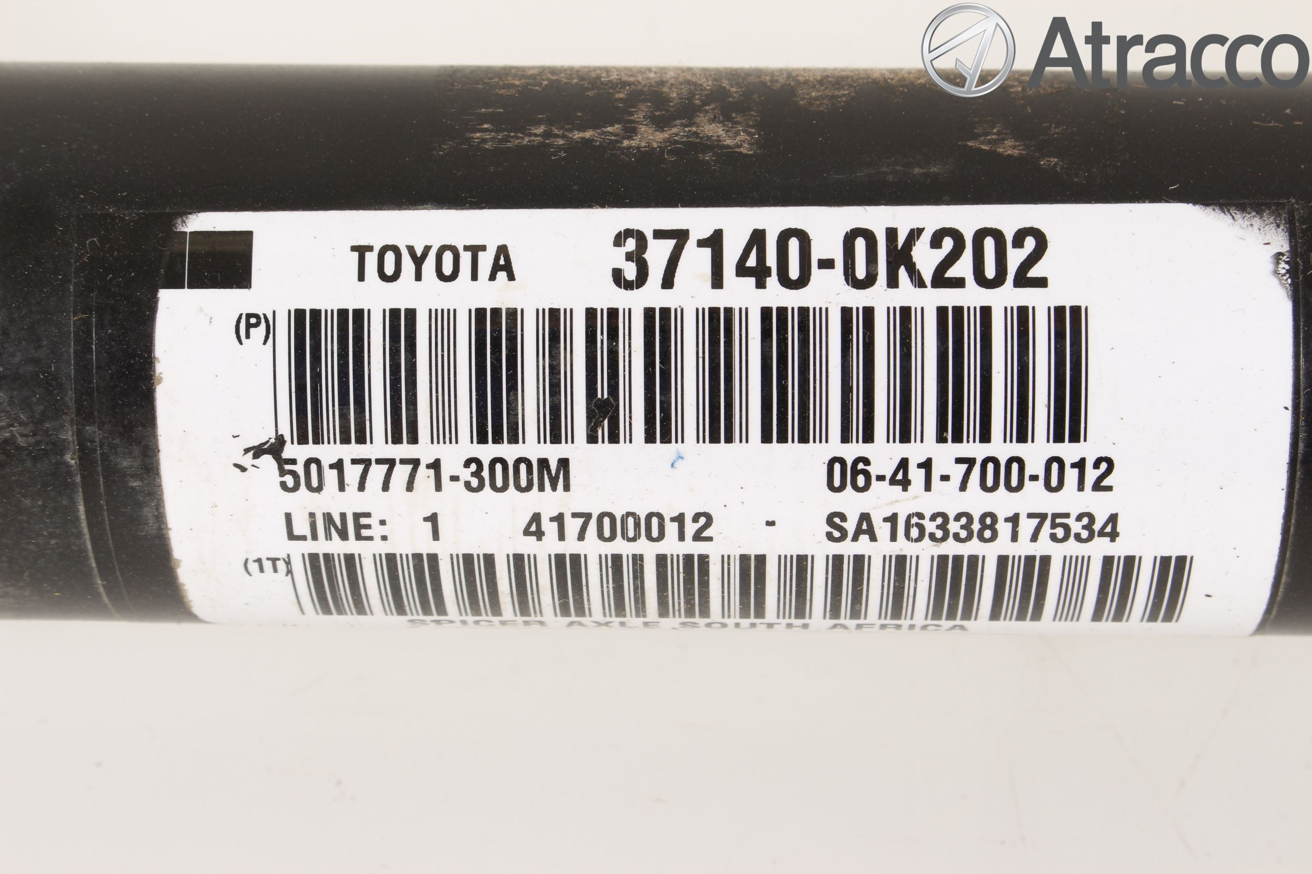Toyota HILUX 05-16 Mellanaxel Främre 4Wd