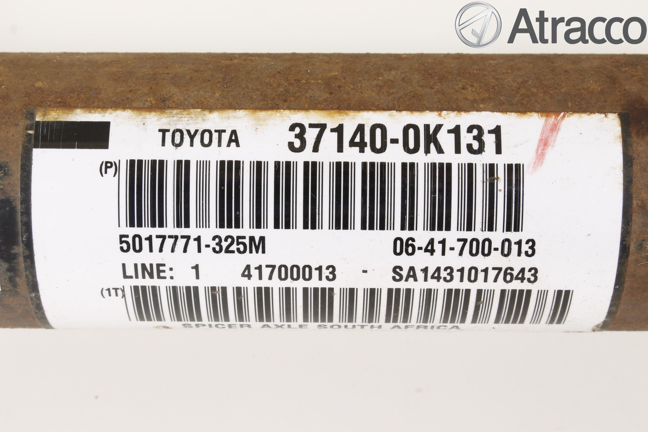 Toyota HILUX 05-16 Mellanaxel Främre 4Wd