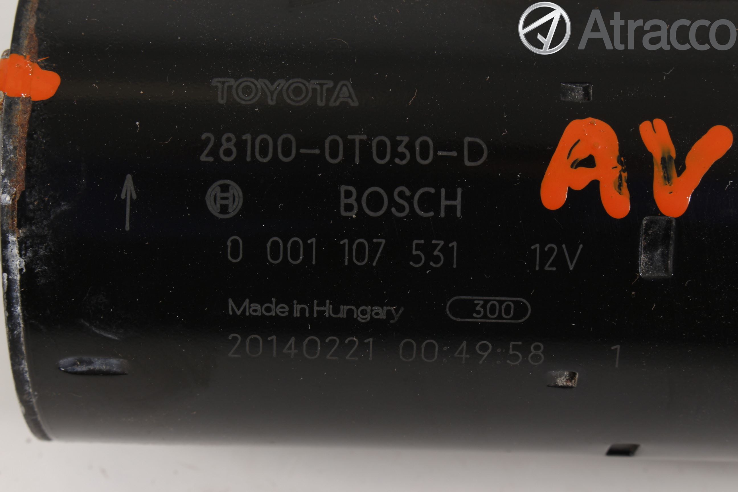 Toyota VERSO 09-18 Startmotor