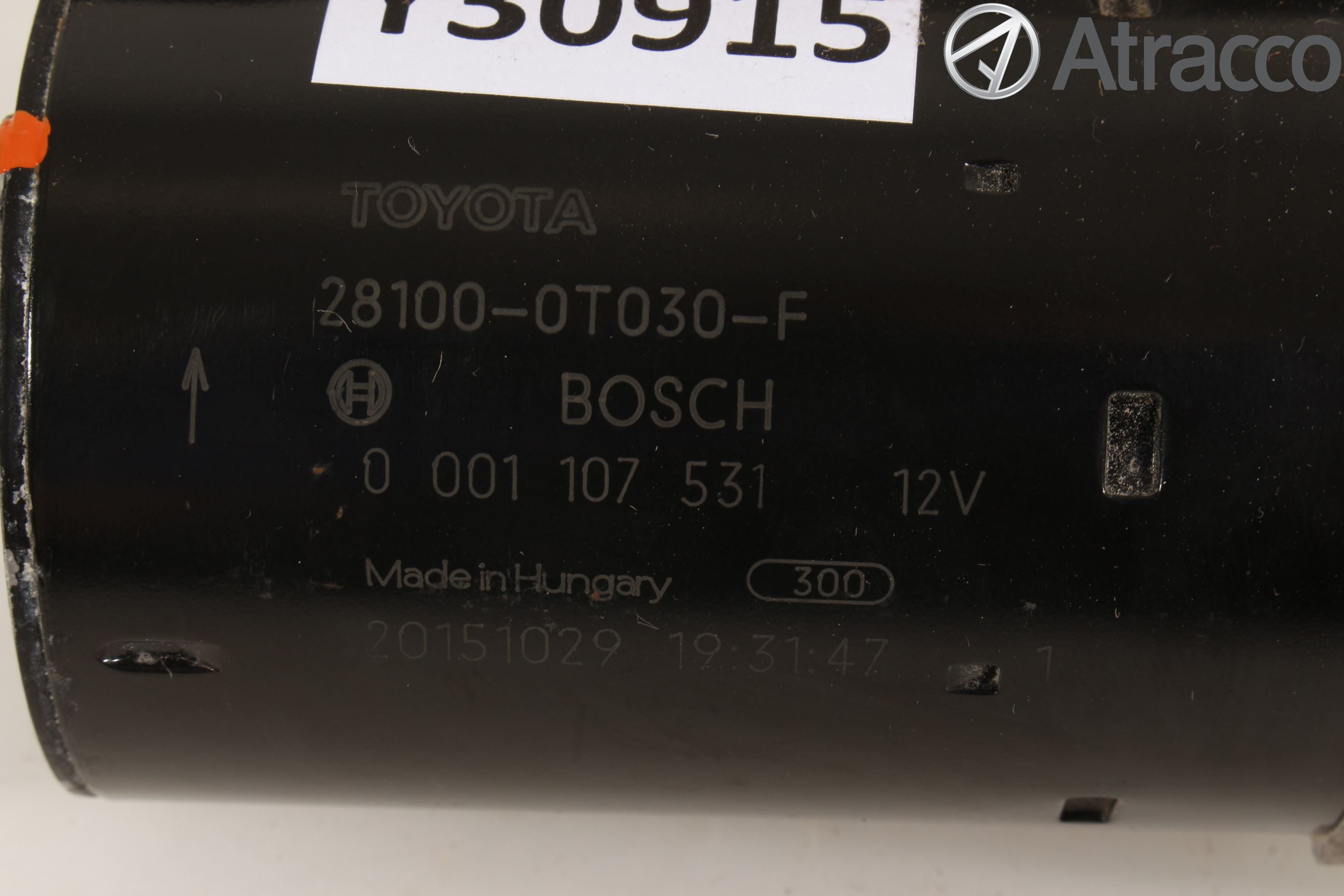 Toyota AURIS 13-19 Startmotor