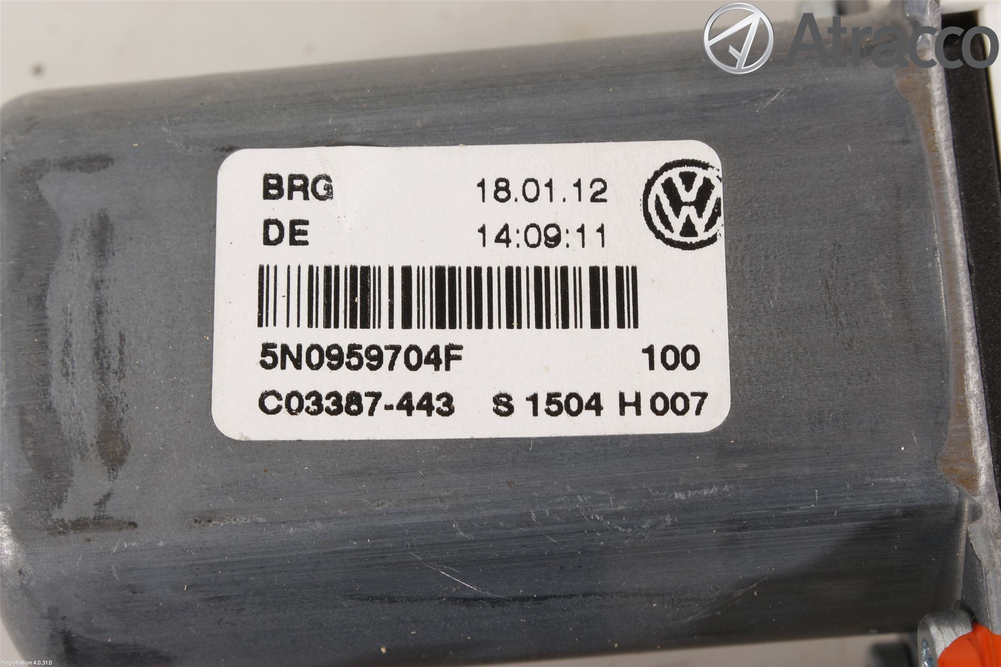 Volkswagen VW TIGUAN 07-16 Fönsterhissmotor