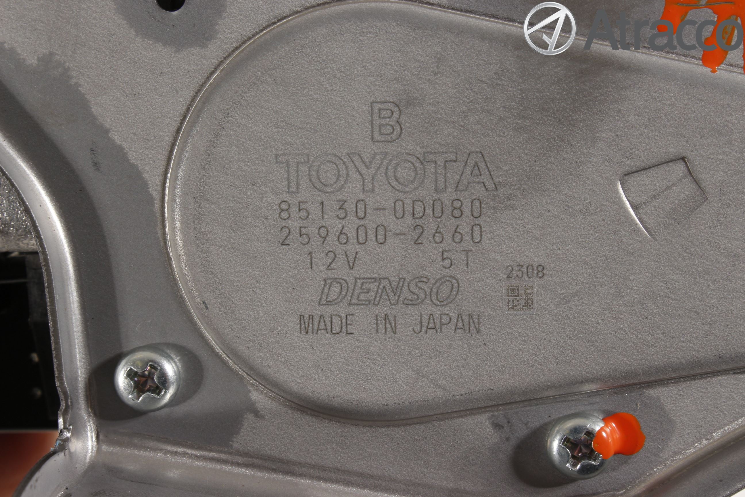 Toyota YARIS XP130 15-20 Torkarmotor Baklucka
