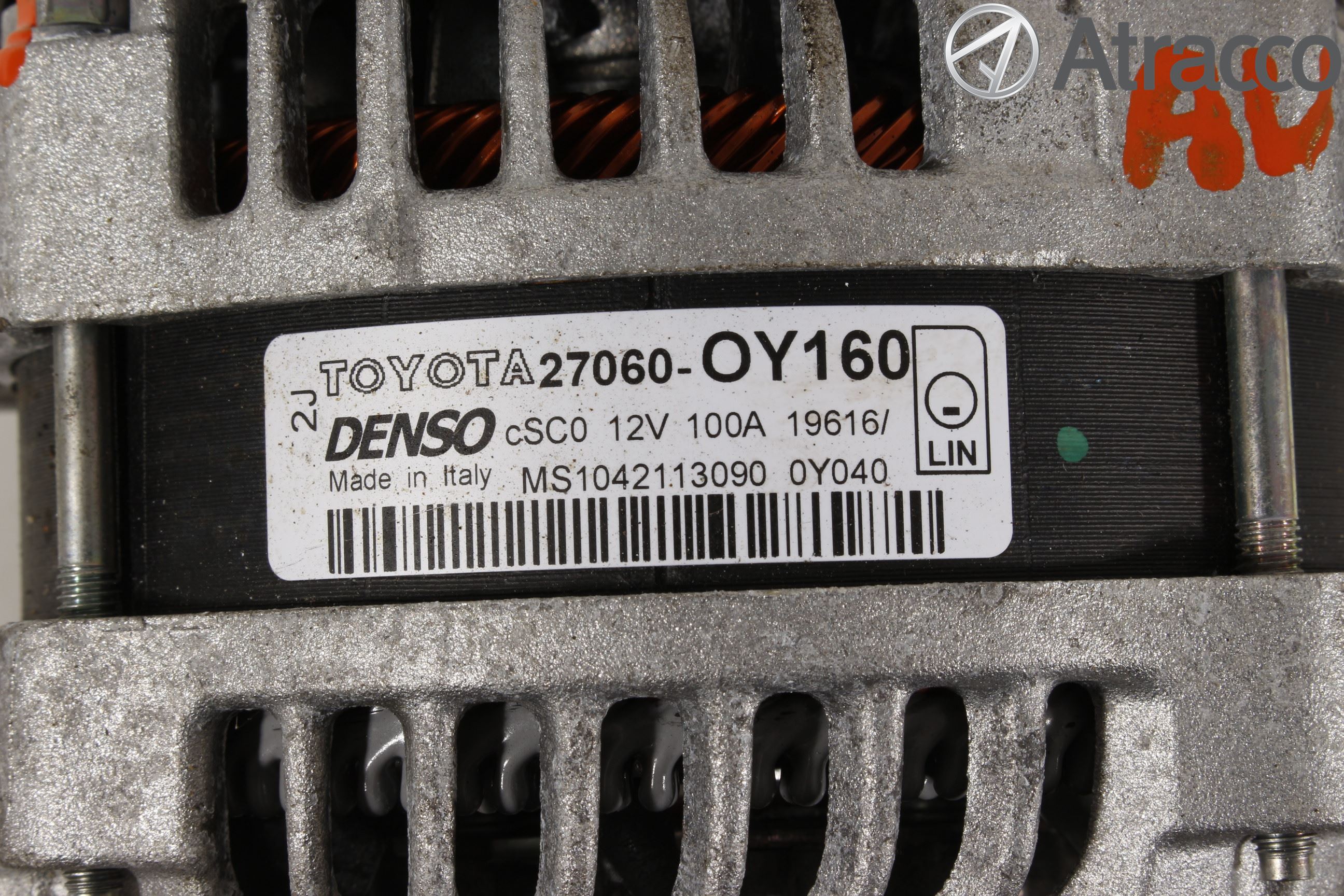 Toyota YARIS XP130 15-20 Generator