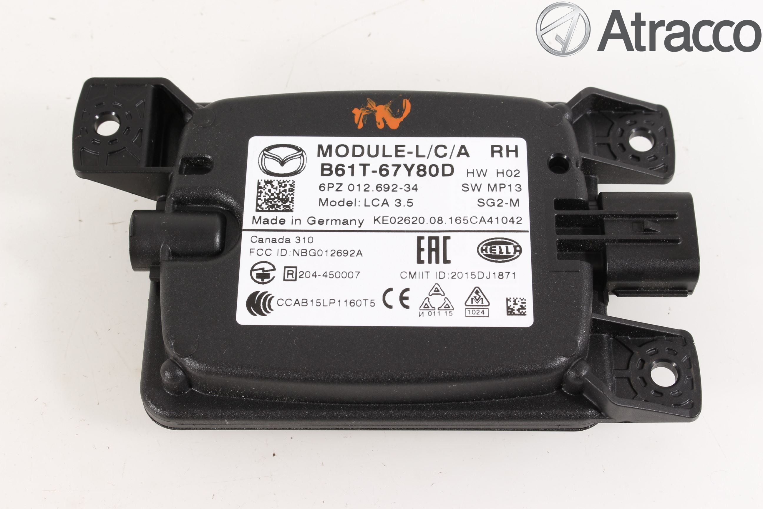 Mazda 3 III 14-19 Sensor Aktivt Kollisionsskydd