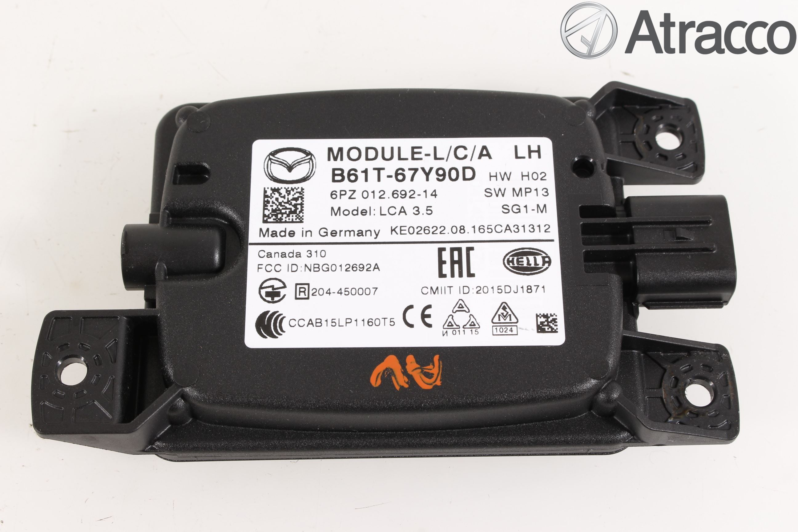 Mazda 3 III 14-19 Sensor Aktivt Kollisionsskydd