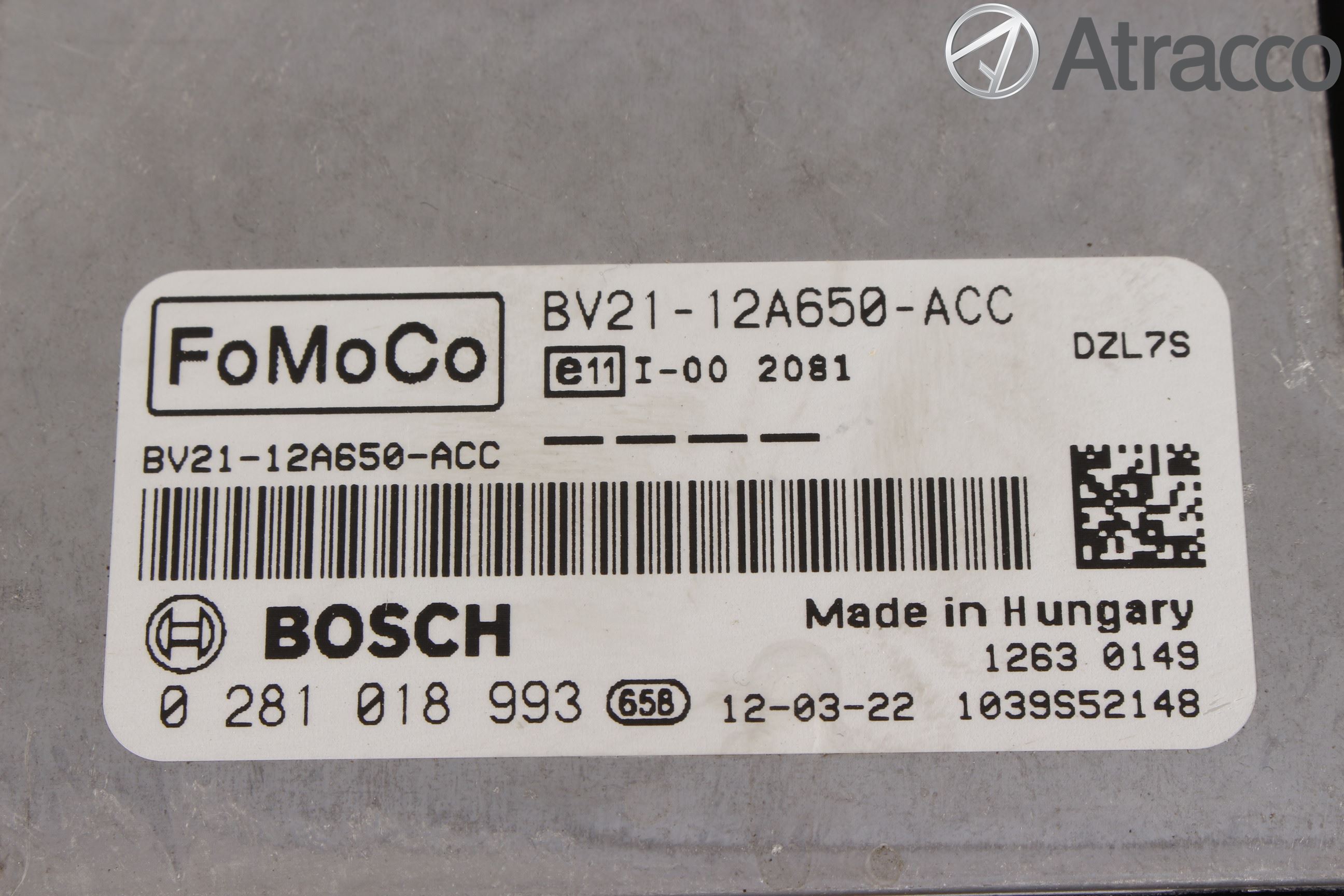 Ford FIESTA 09-12 Styrenhet Insprut Bensin