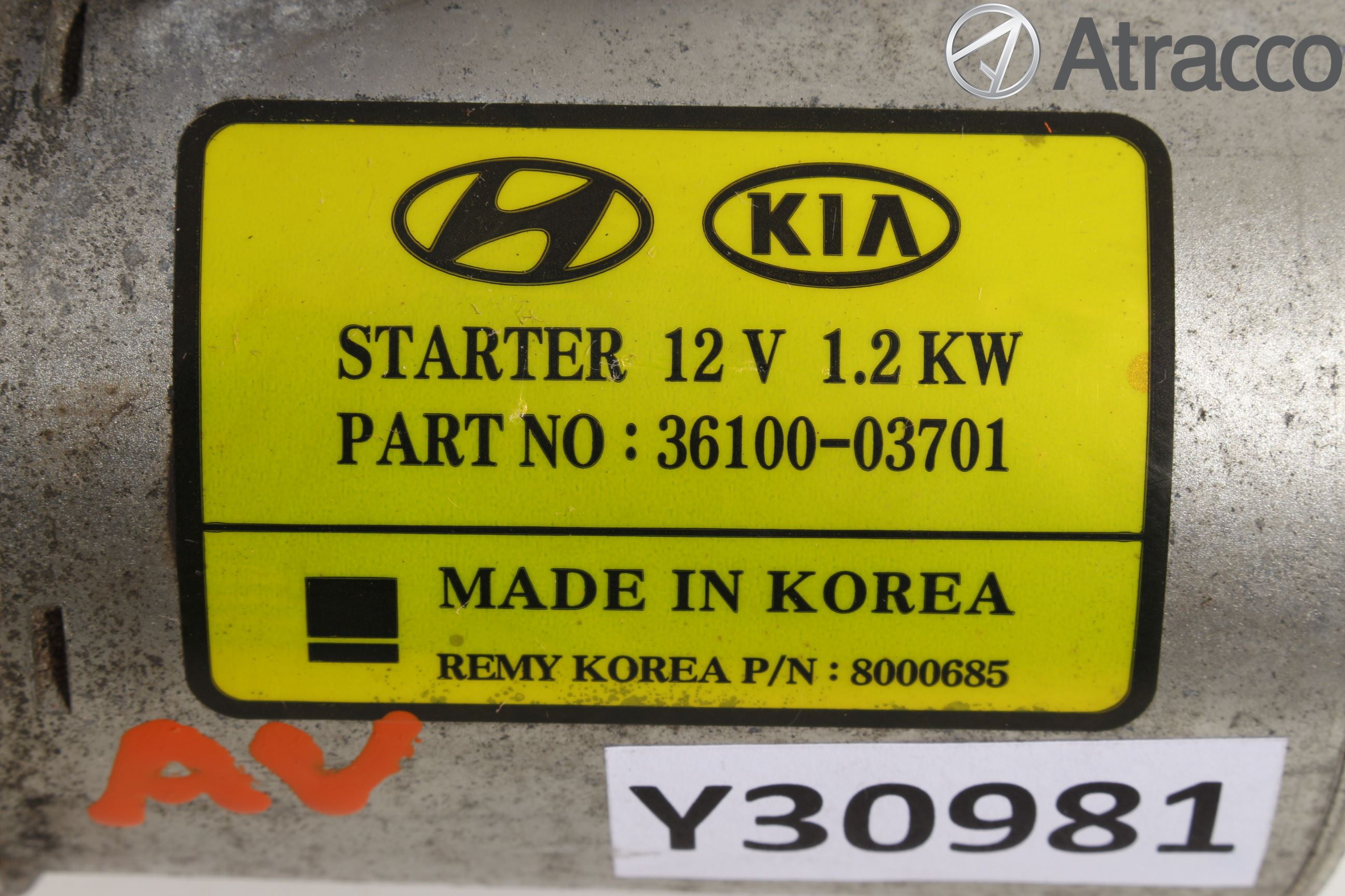 Hyundai i30 GD 13-17 Startmotor