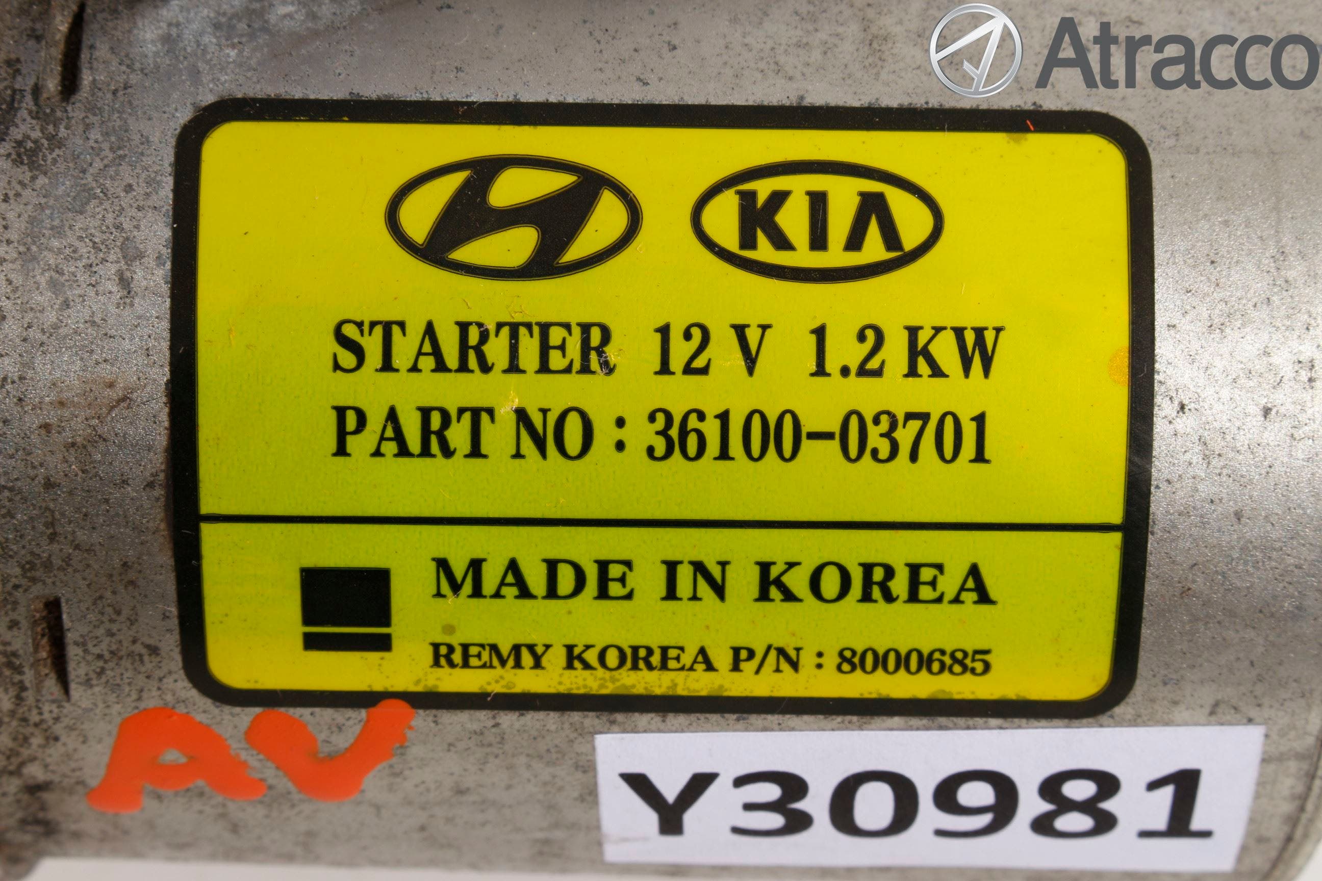 Hyundai i30 GD 13-17 Startmotor