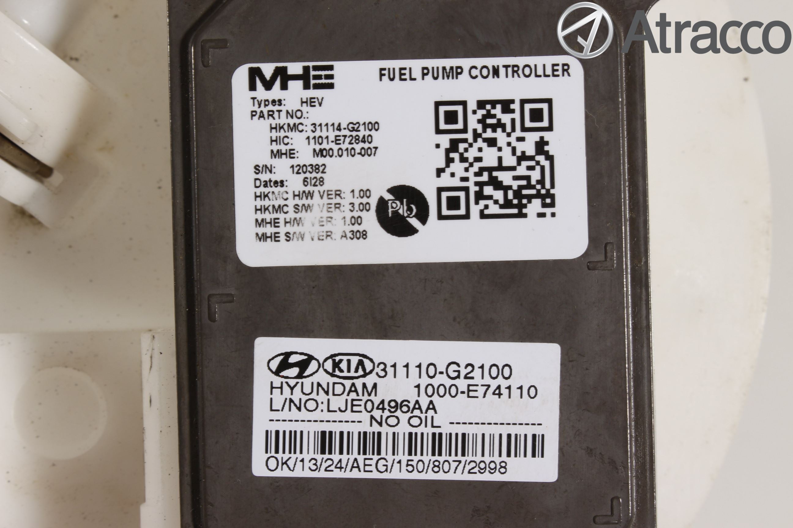 Hyundai IONIQ AE 17-22 Bränslepump El