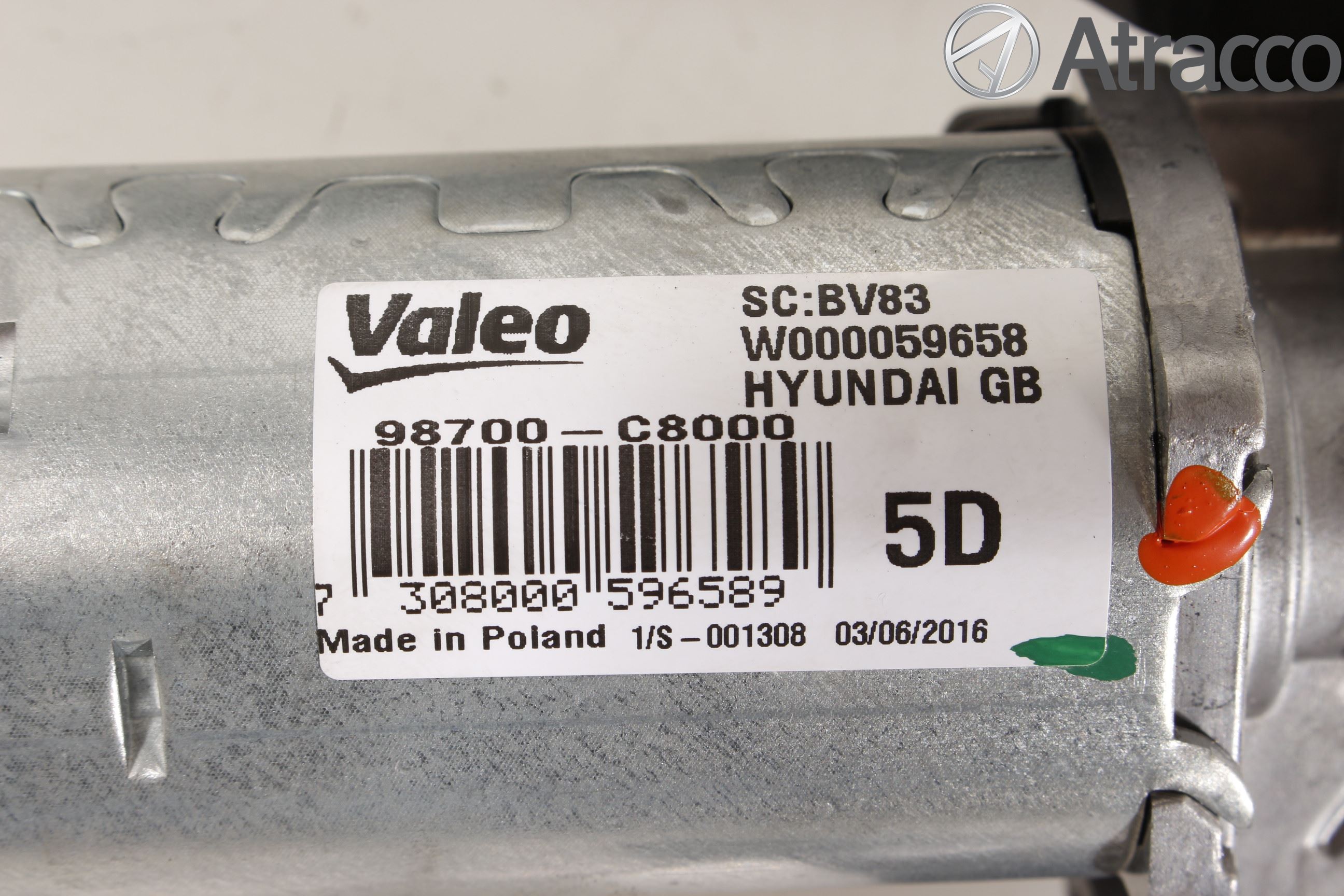 Hyundai i20 GB 15-20 Torkarmotor Baklucka