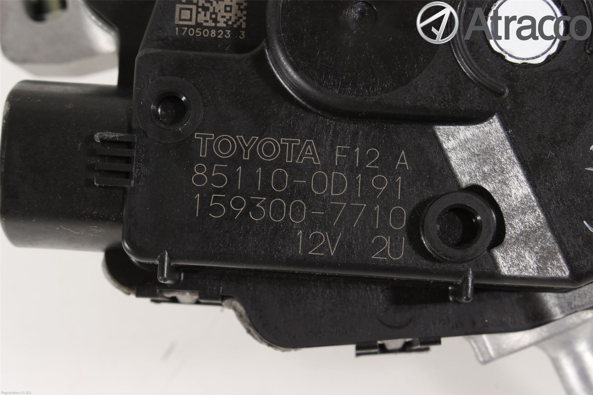 Toyota YARIS XP130 15-20 Torkarmotor Vindruta