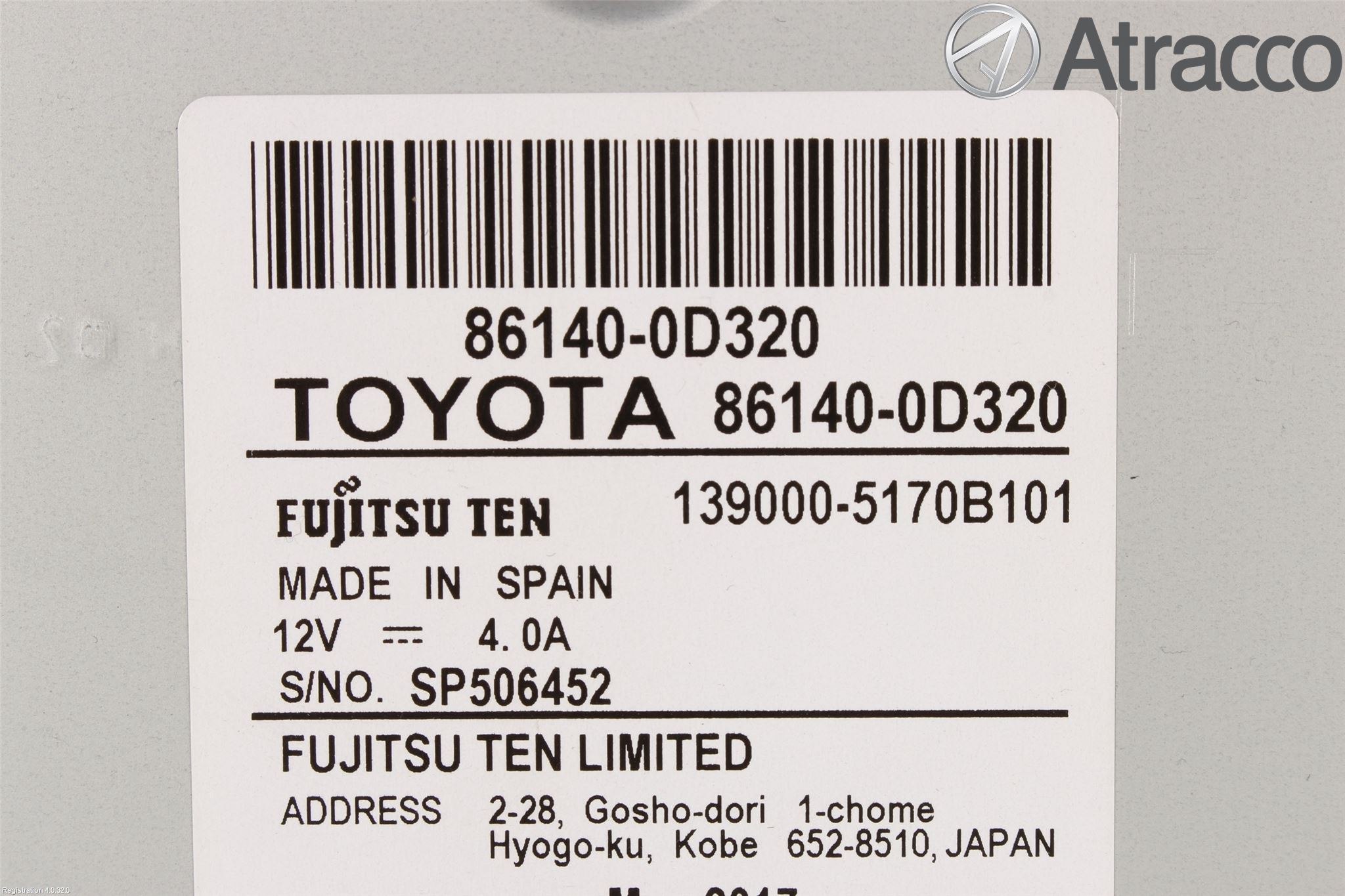 Toyota YARIS XP130 15-20 Cd Radio - Multimediapanel