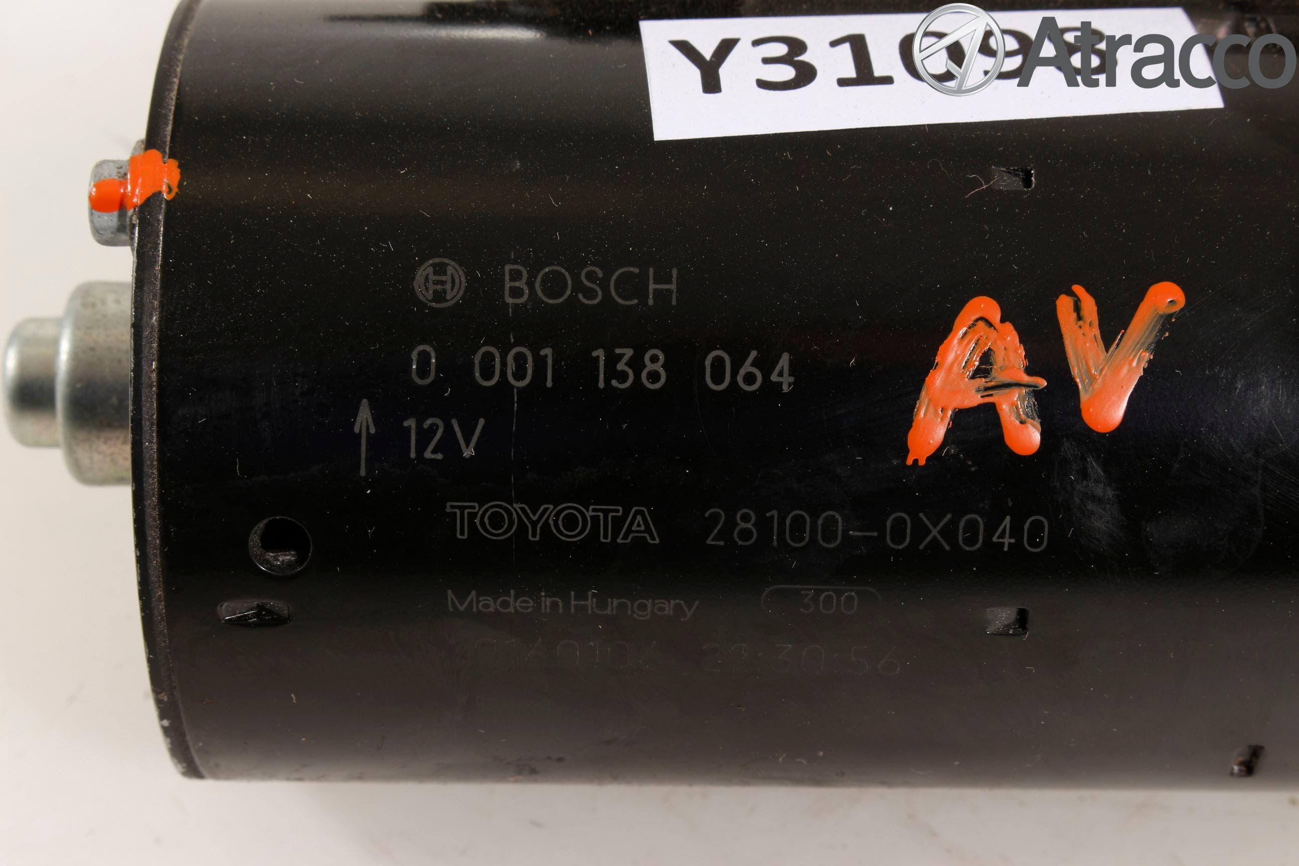 Toyota AURIS 13-19 Startmotor Diesel