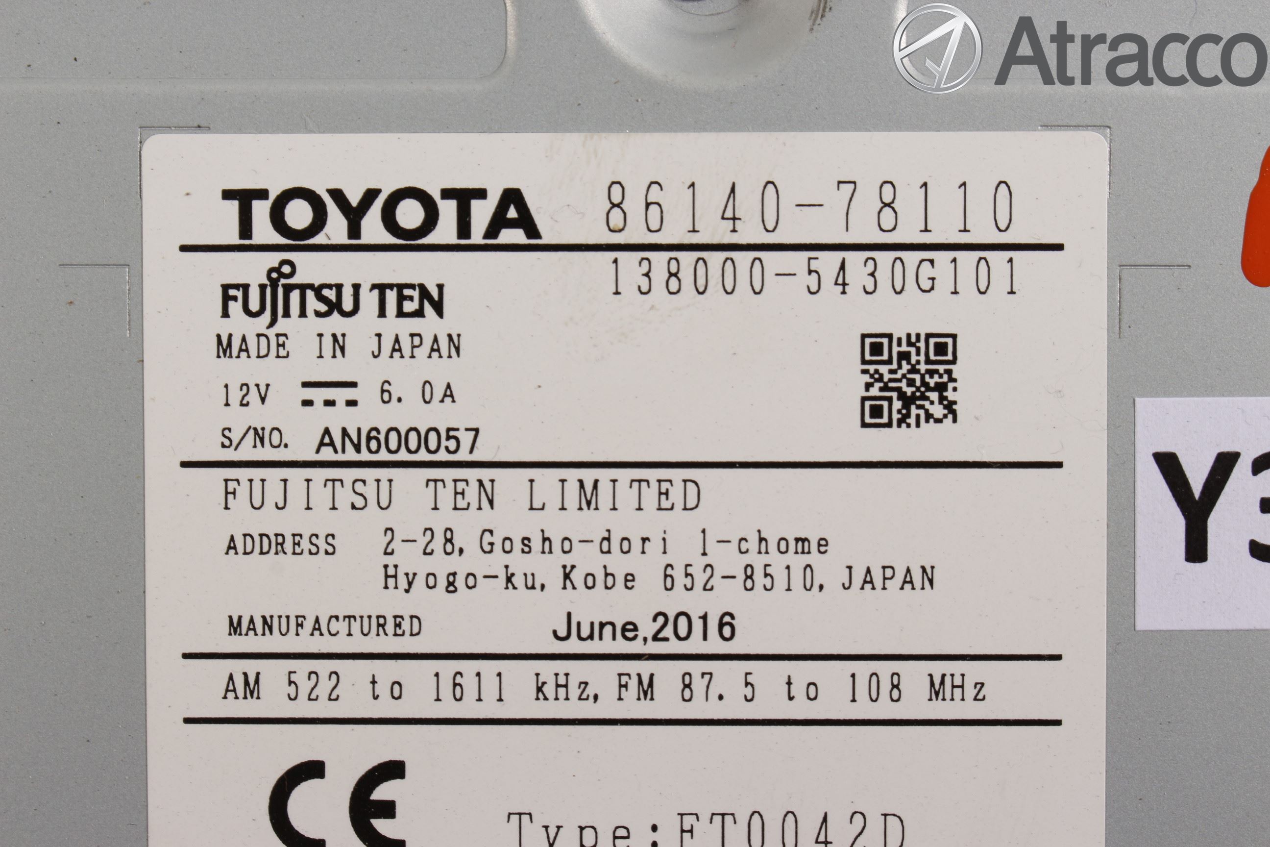 Lexus NX 300h 15-21 Cd Radio - Multimediapanel