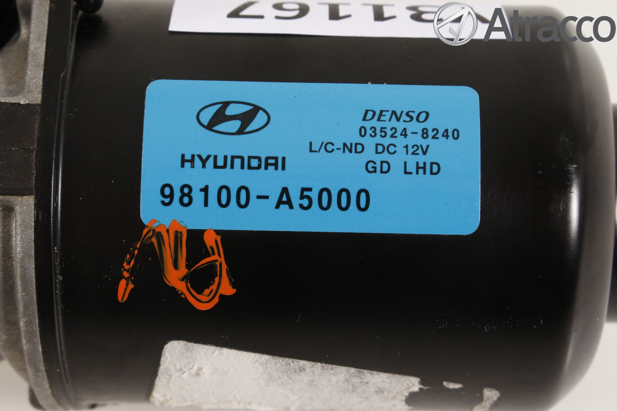 Hyundai i30 GD 13-17 Torkarmotor Vindruta