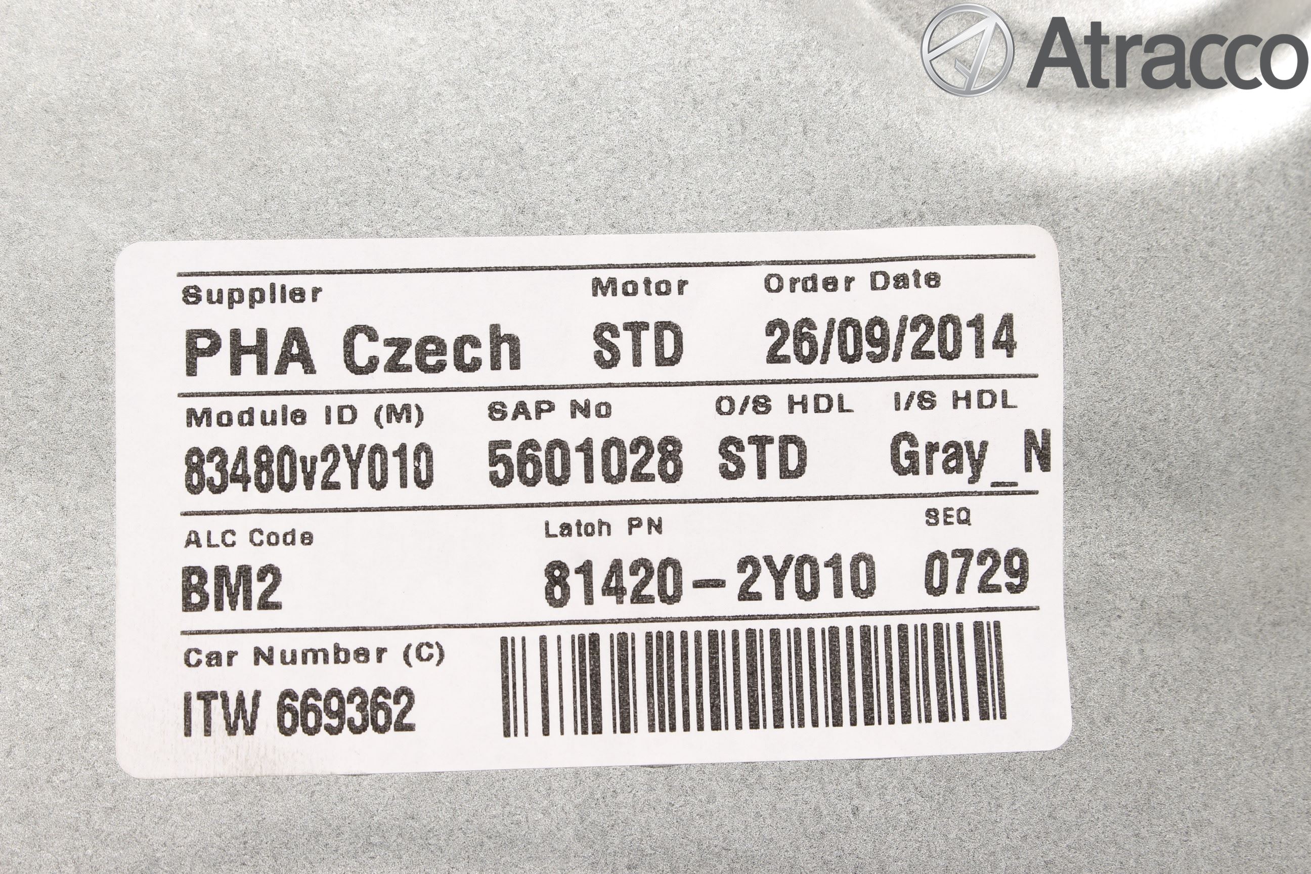 Hyundai ix35 Fönsterhissmekanism