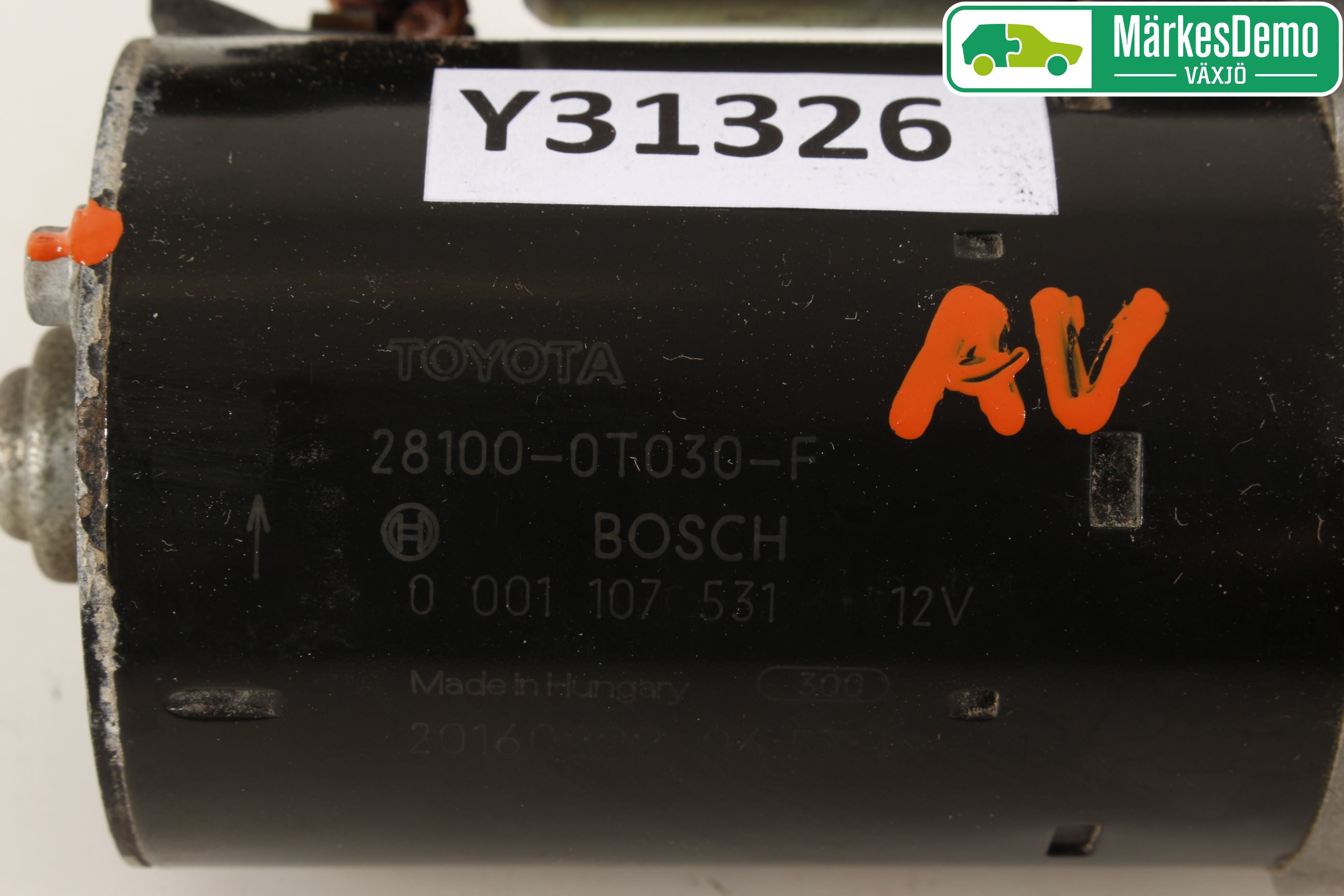 Toyota VERSO 09-18 Startmotor