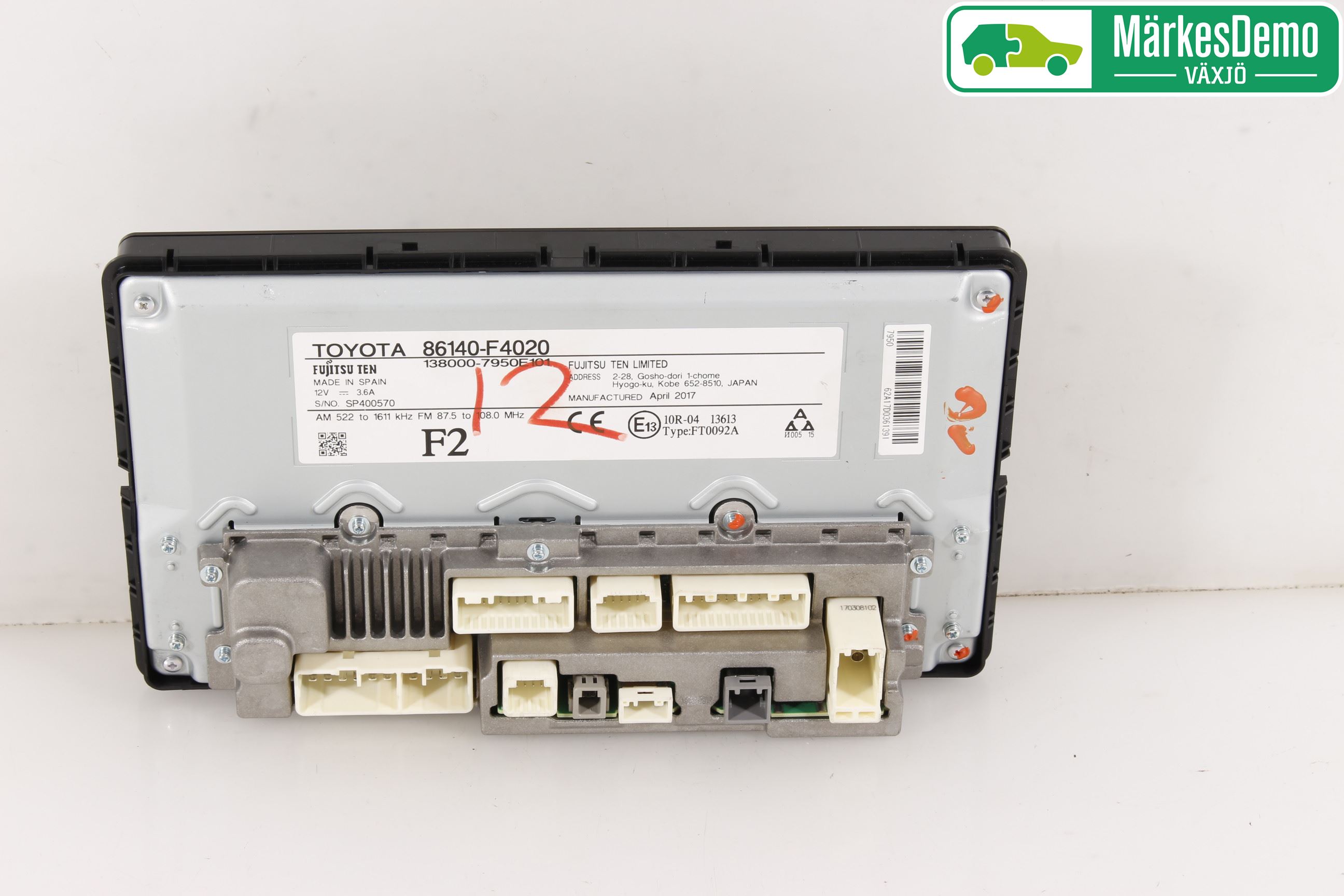 Toyota C-HR 16-23 Cd Radio - Multimediapanel