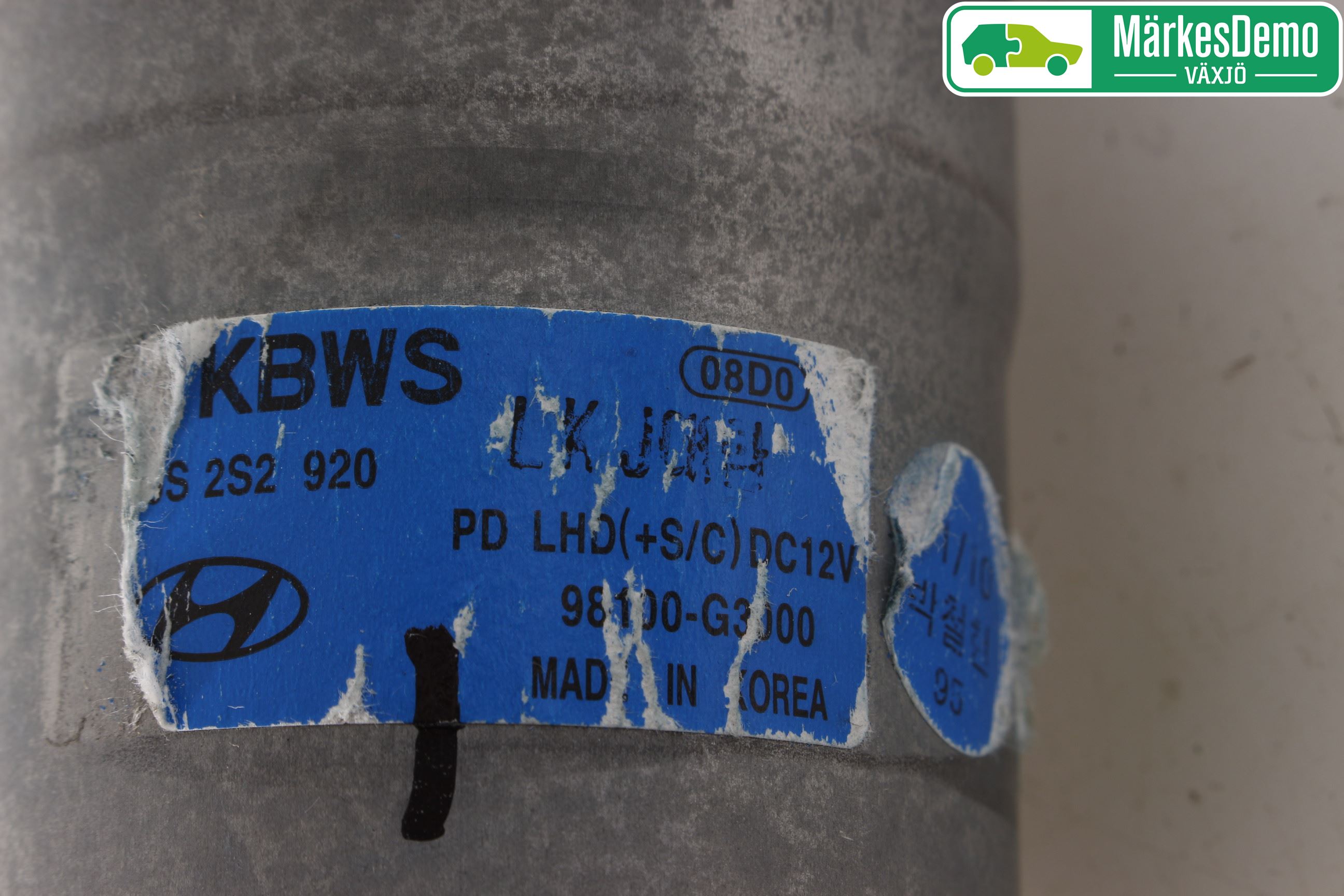 Hyundai i30 PD 17- Torkarmotor Vindruta