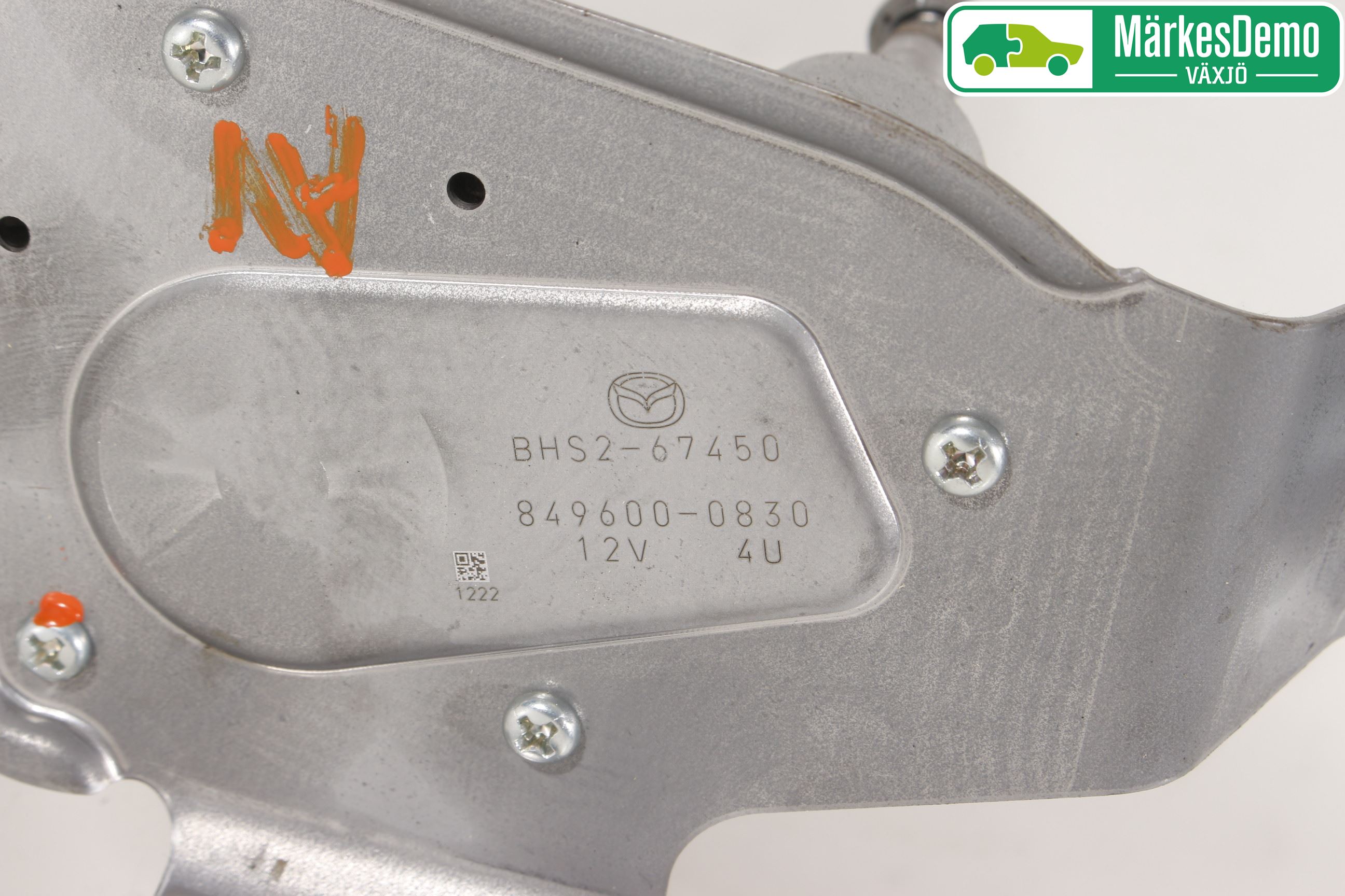 Mazda 3 III 14-19 Torkarmotor Baklucka