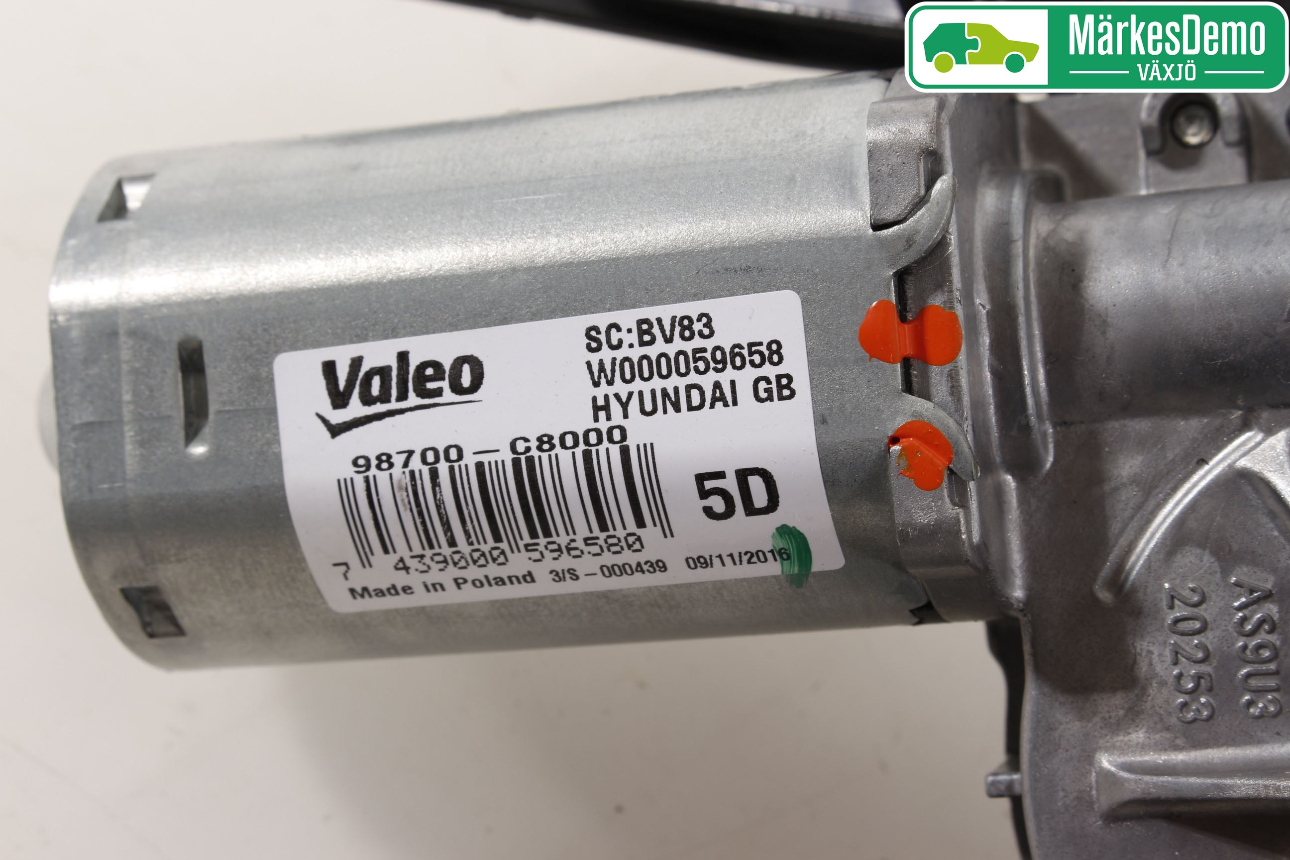 Hyundai i20 GB 15-20 Torkarmotor Baklucka