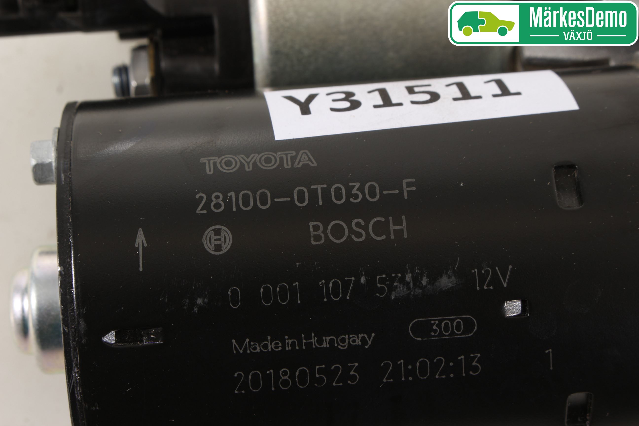 Toyota AURIS 13-19 Startmotor