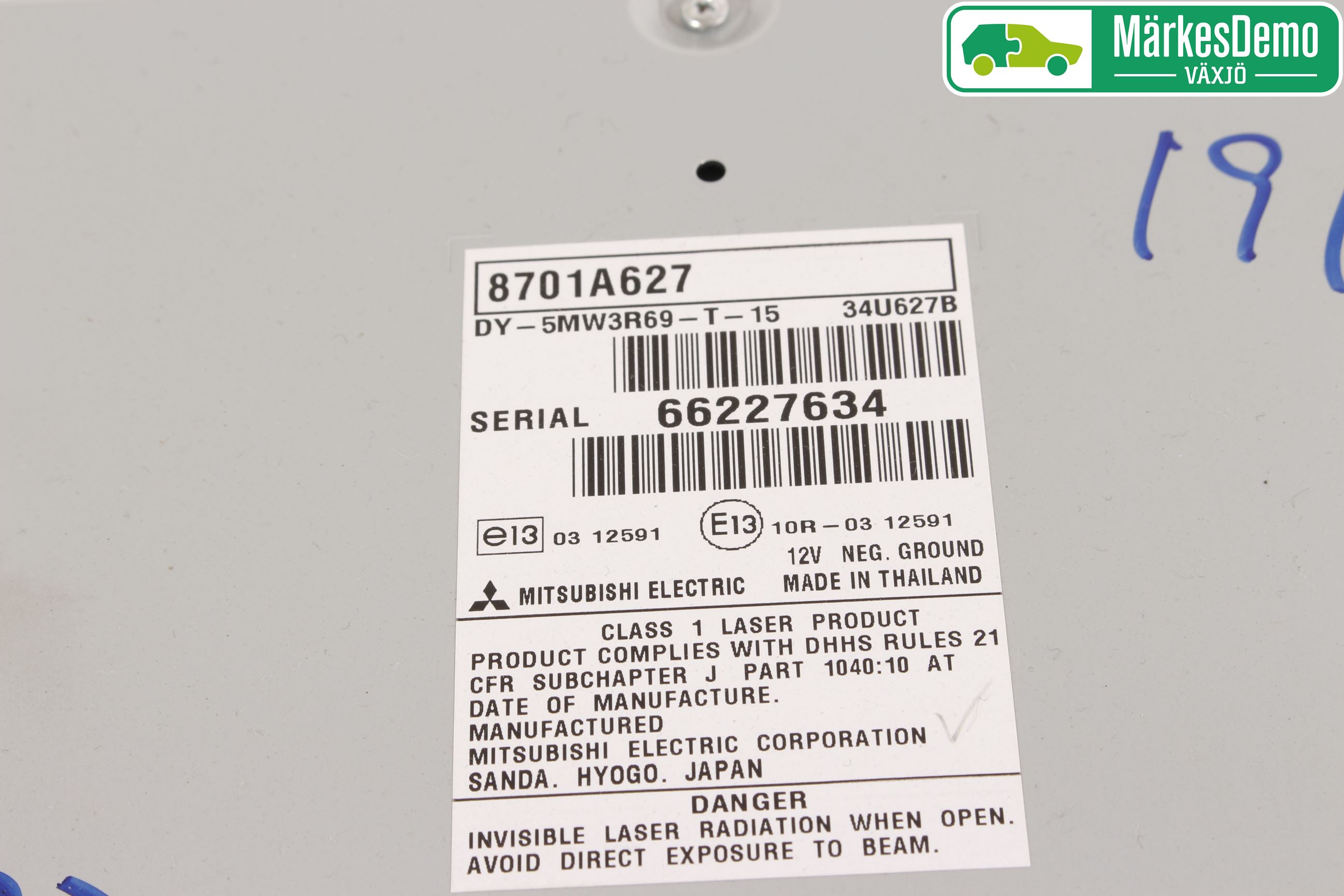Mitsubishi ASX 10-22 Cd Radio - Multimediapanel