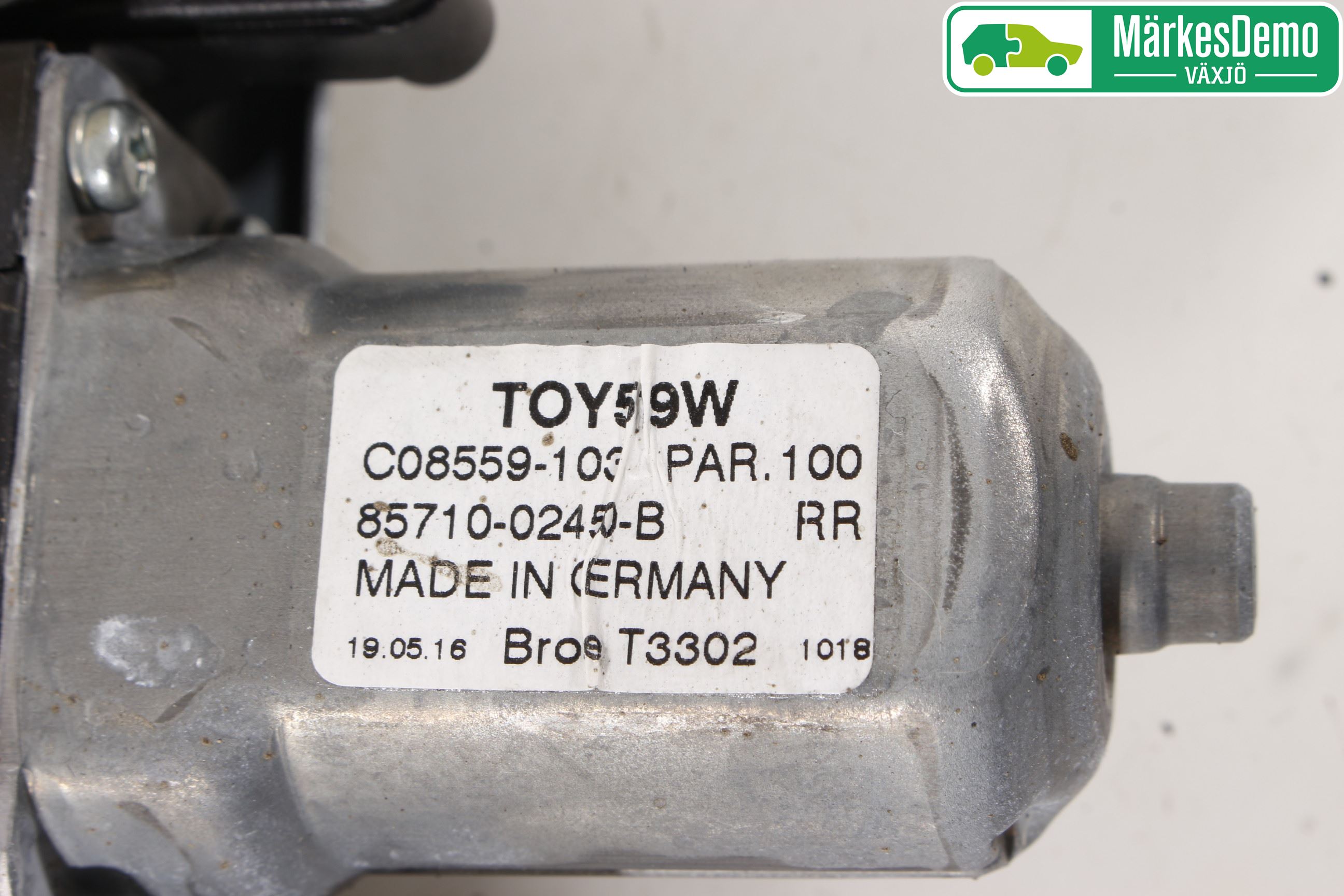 Toyota AURIS 13-19 Fönsterhiss El Kompl