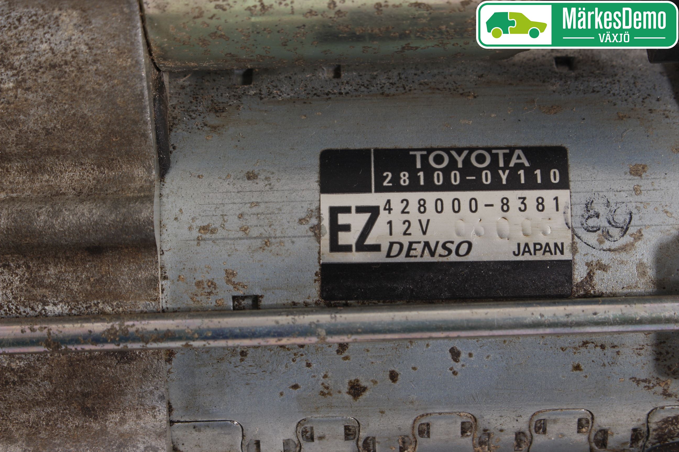 Toyota YARIS XP130 12-14 Startmotor