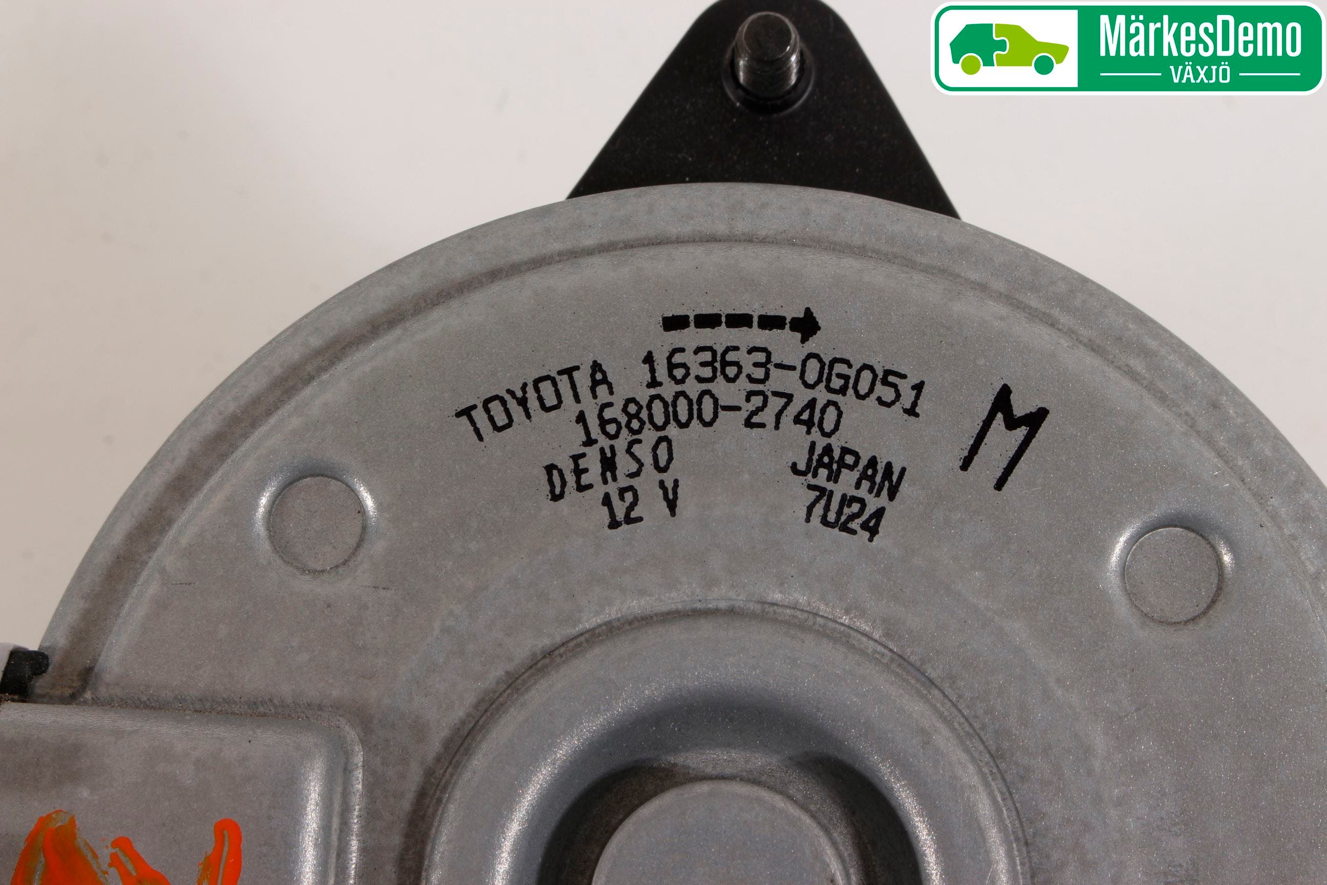 Toyota YARIS XP130 15-20 Kylfläkt El