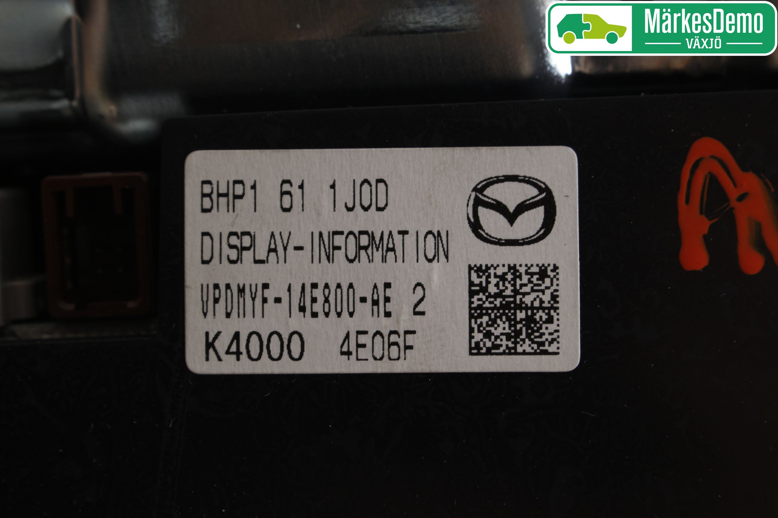 Mazda 3 III 14-19 Cd Radio - Multimediapanel